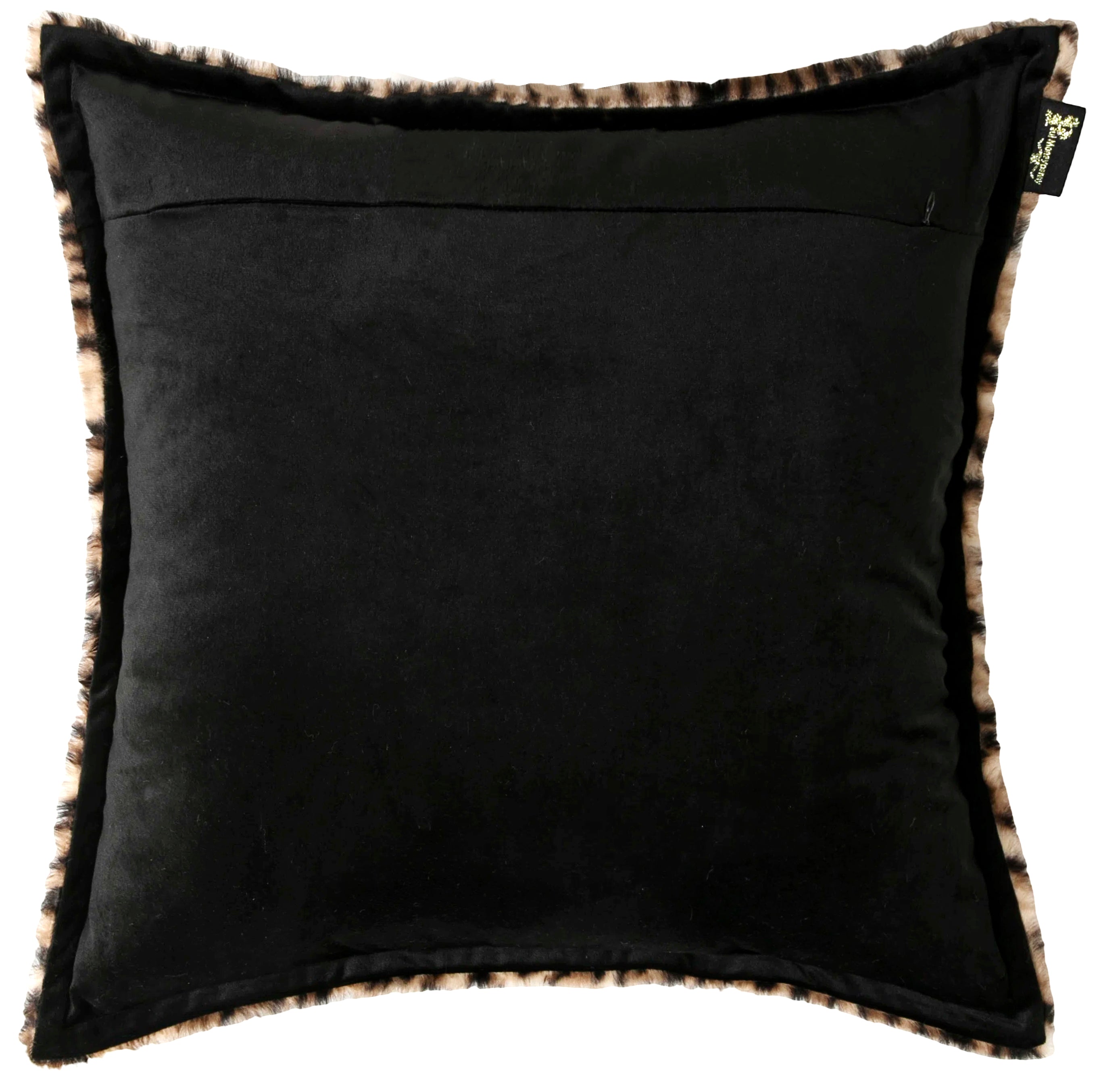 PM FAUX LEPOARD FUR WITH BLACK REV 50 X 50