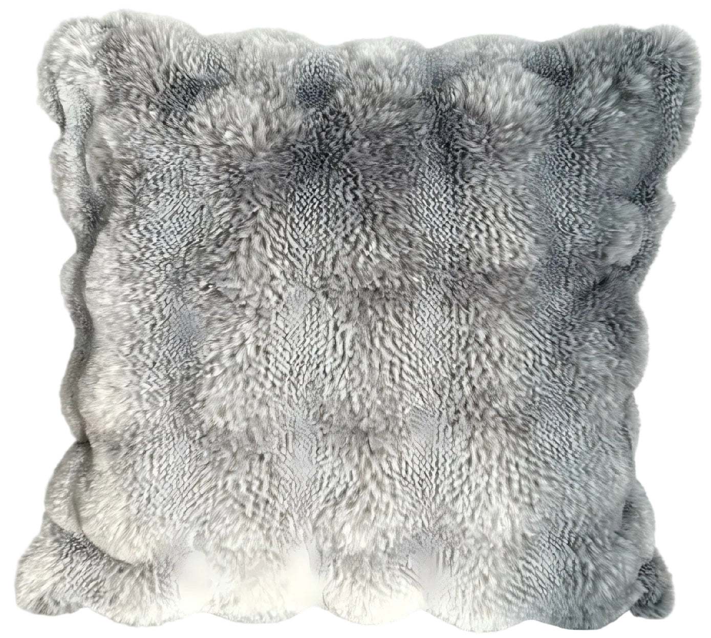 SOFT TEXTURED MINK MELANGE CUSHION 50 X 50