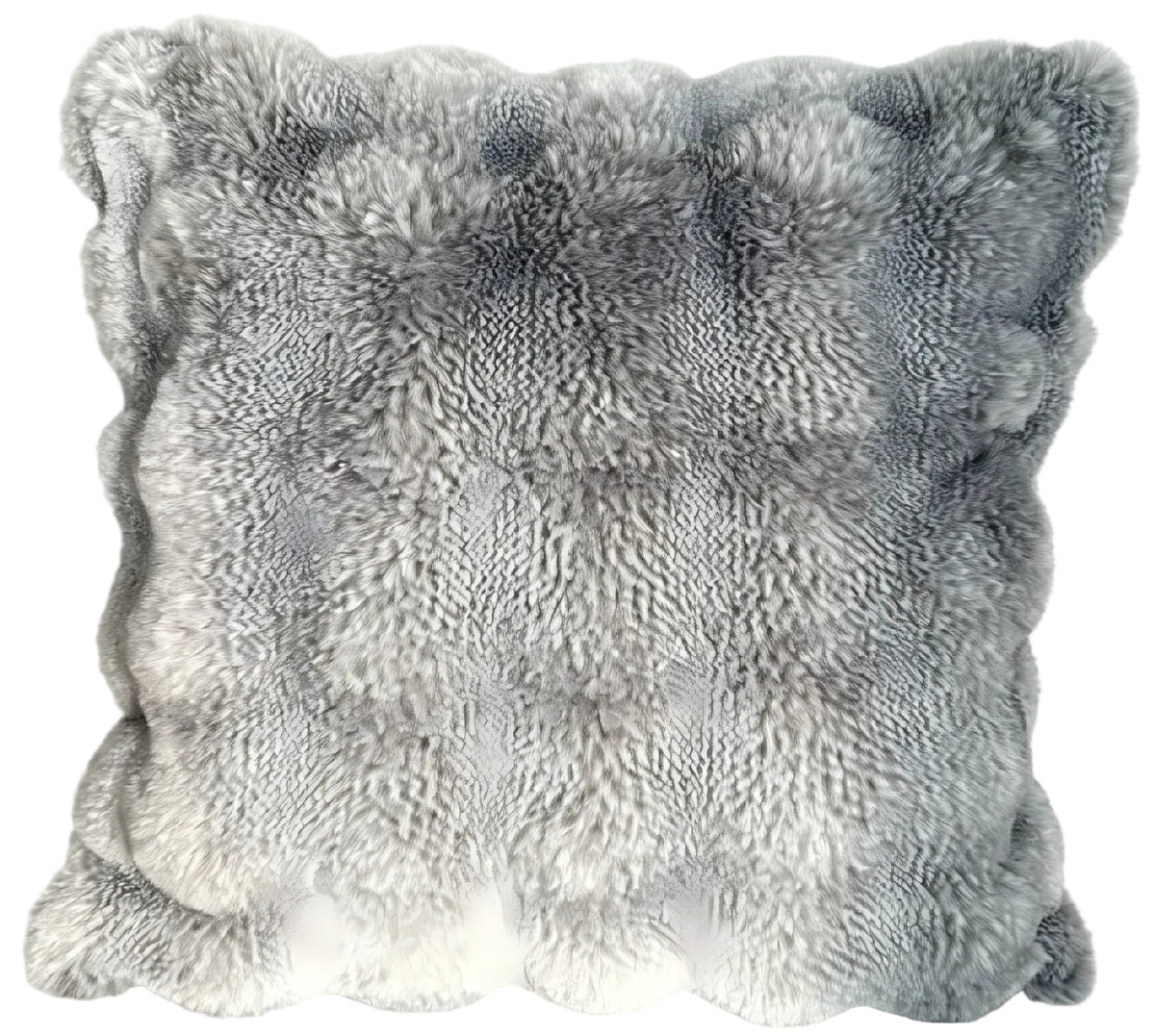 SOFT TEXTURED MINK MELANGE CUSHION 50 X 50
