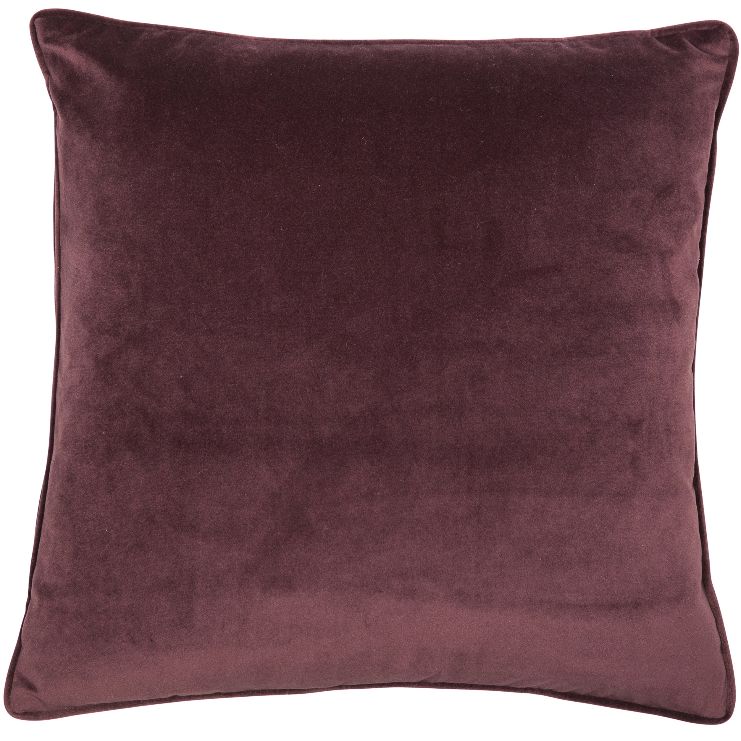 MATT POLY VELVET W. PIPING 50 X 50
