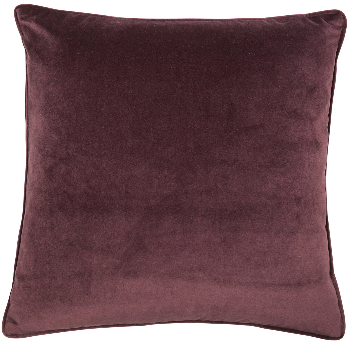 MATT POLY VELVET W. PIPING 50 X 50