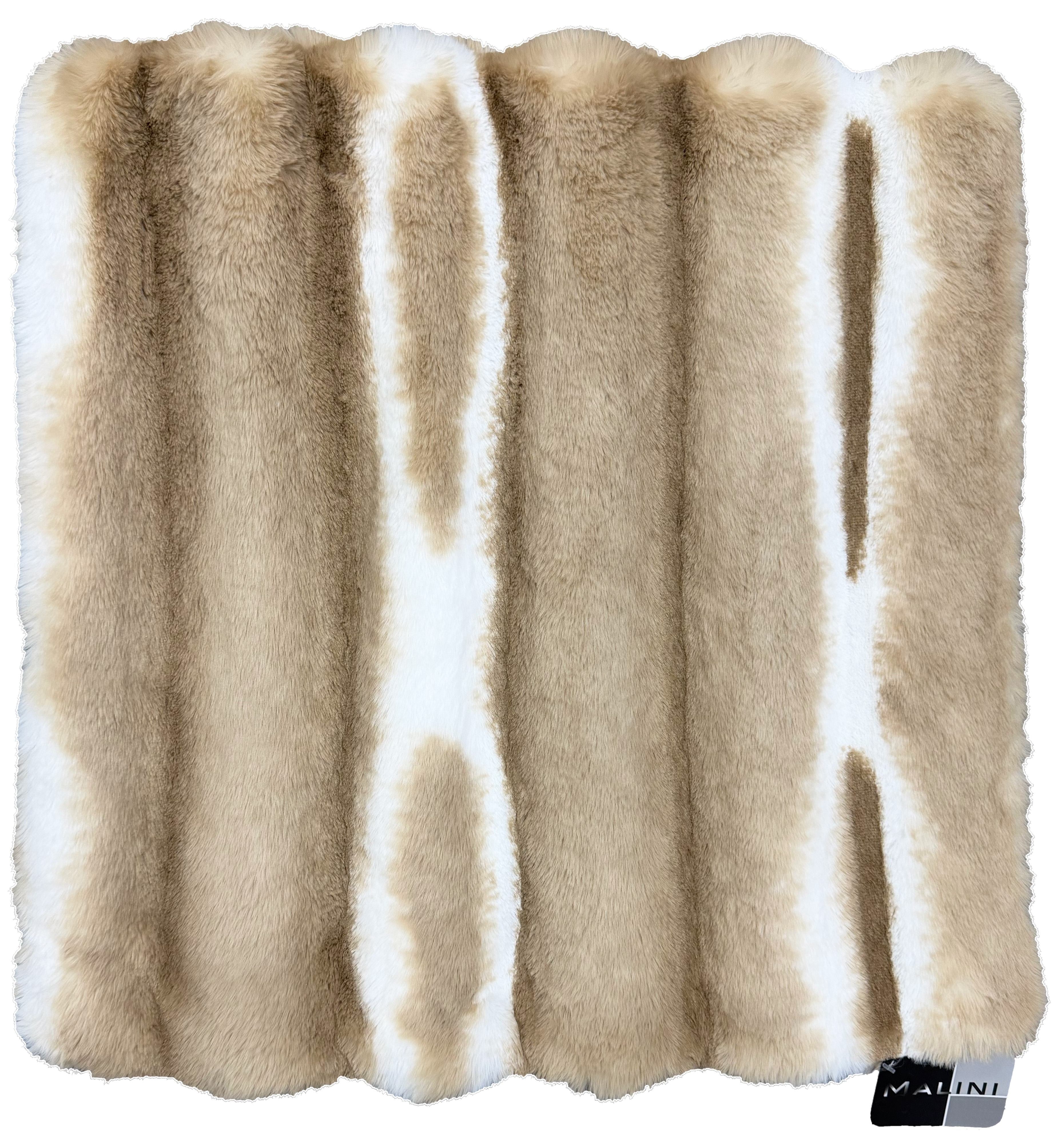 FAUX FUR NATURAL DES CUSHION 50 X 50