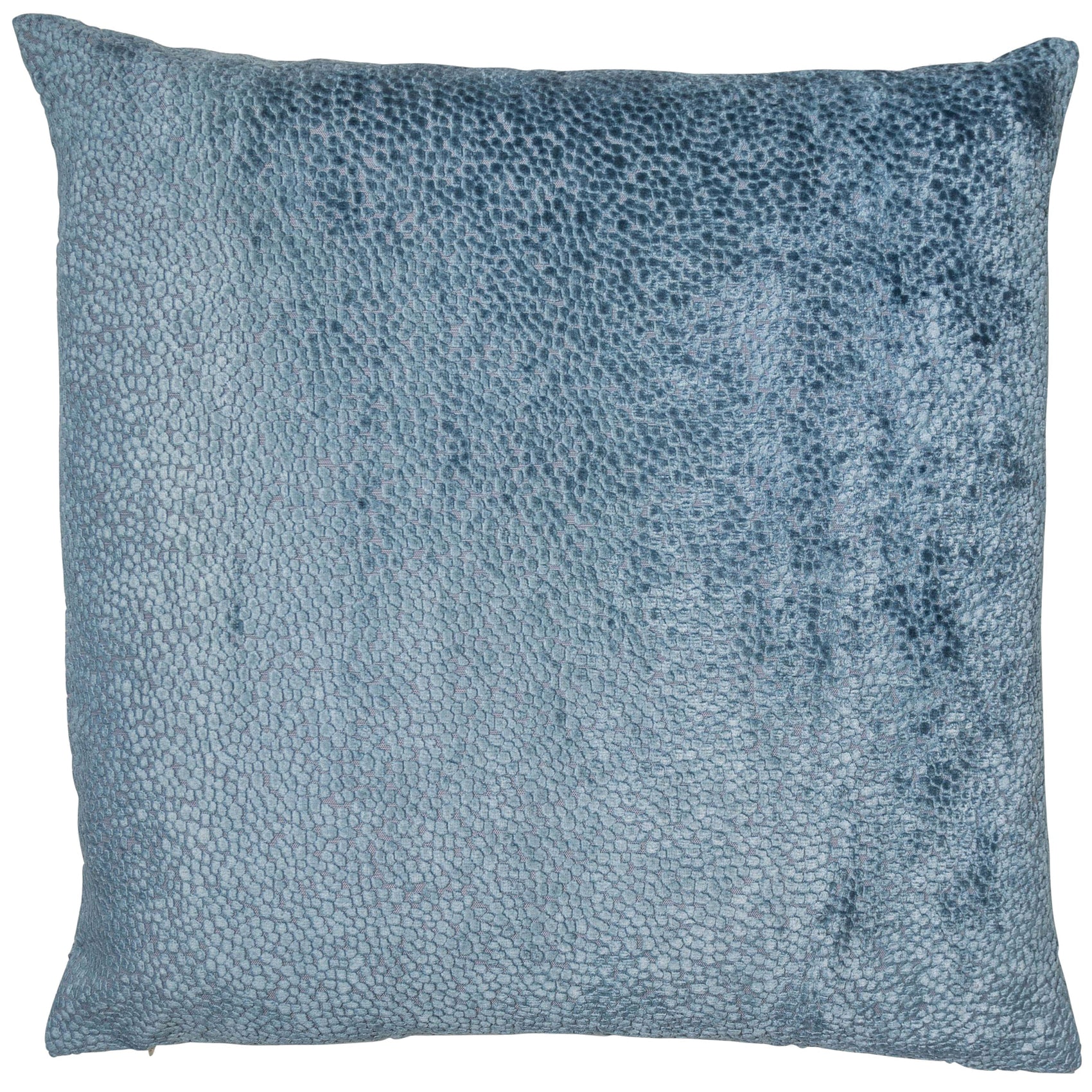 Malini Bingham Velvet Dots Blue Square Cushion 56x56