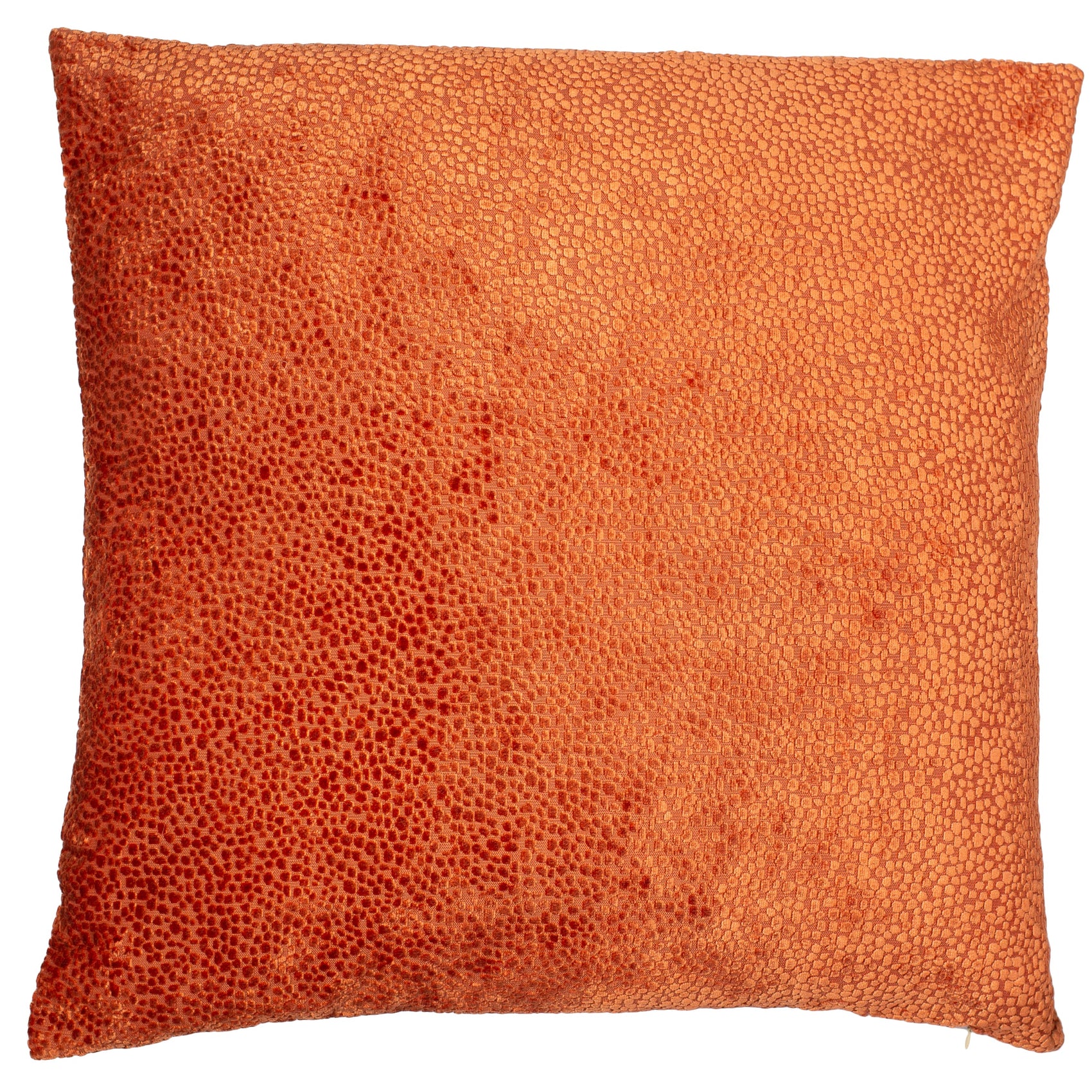 Malini Bingham Velvet Dots Orange Square Cushion 56x56