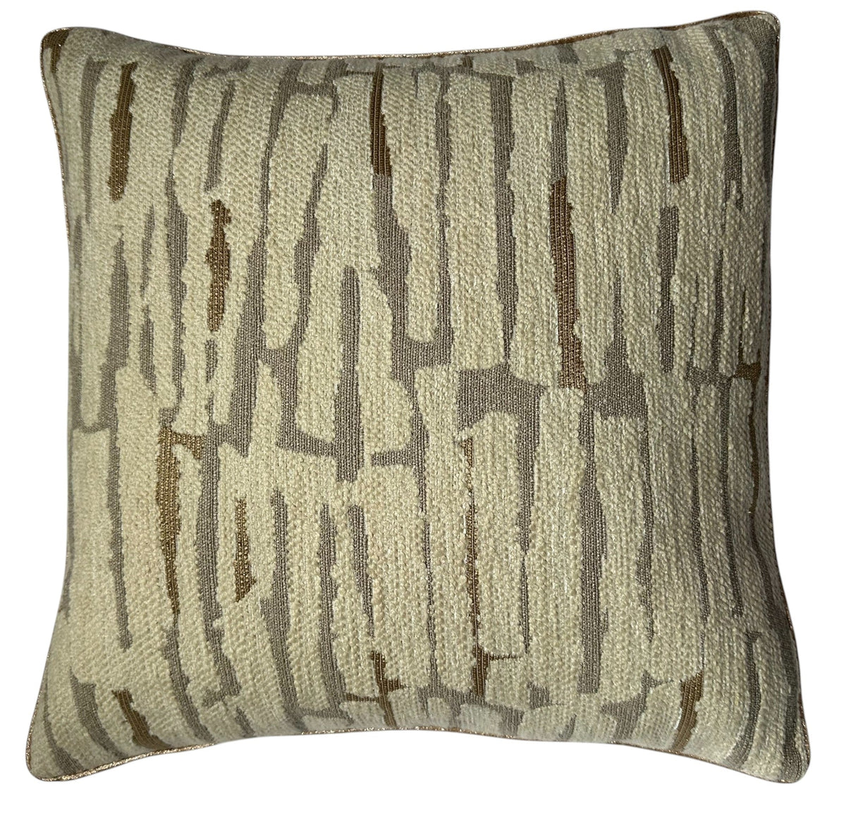 Malini Textured Neutral Square Cushion 50x50