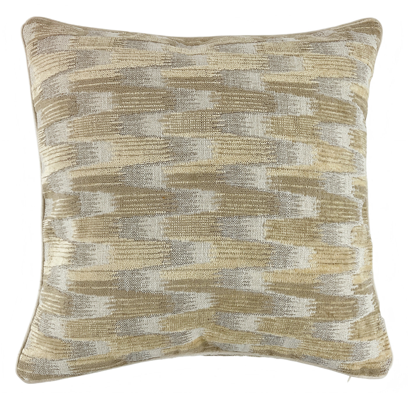 BROKEN STRIPE JAQUARD IN NATURALS 50 X 50