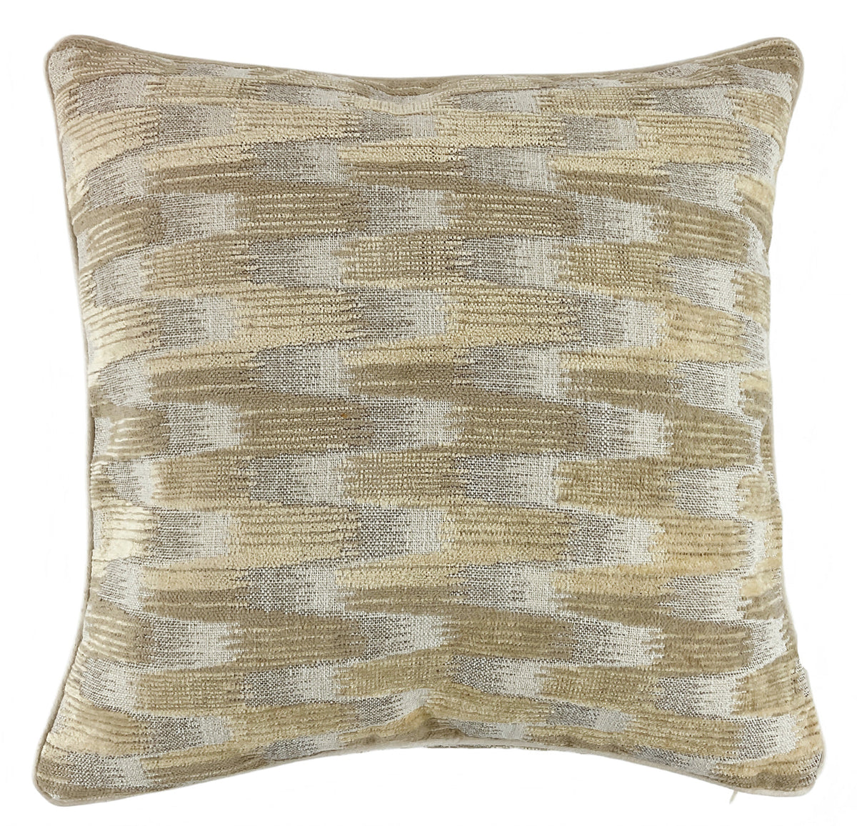 BROKEN STRIPE JAQUARD IN NATURALS 50 X 50