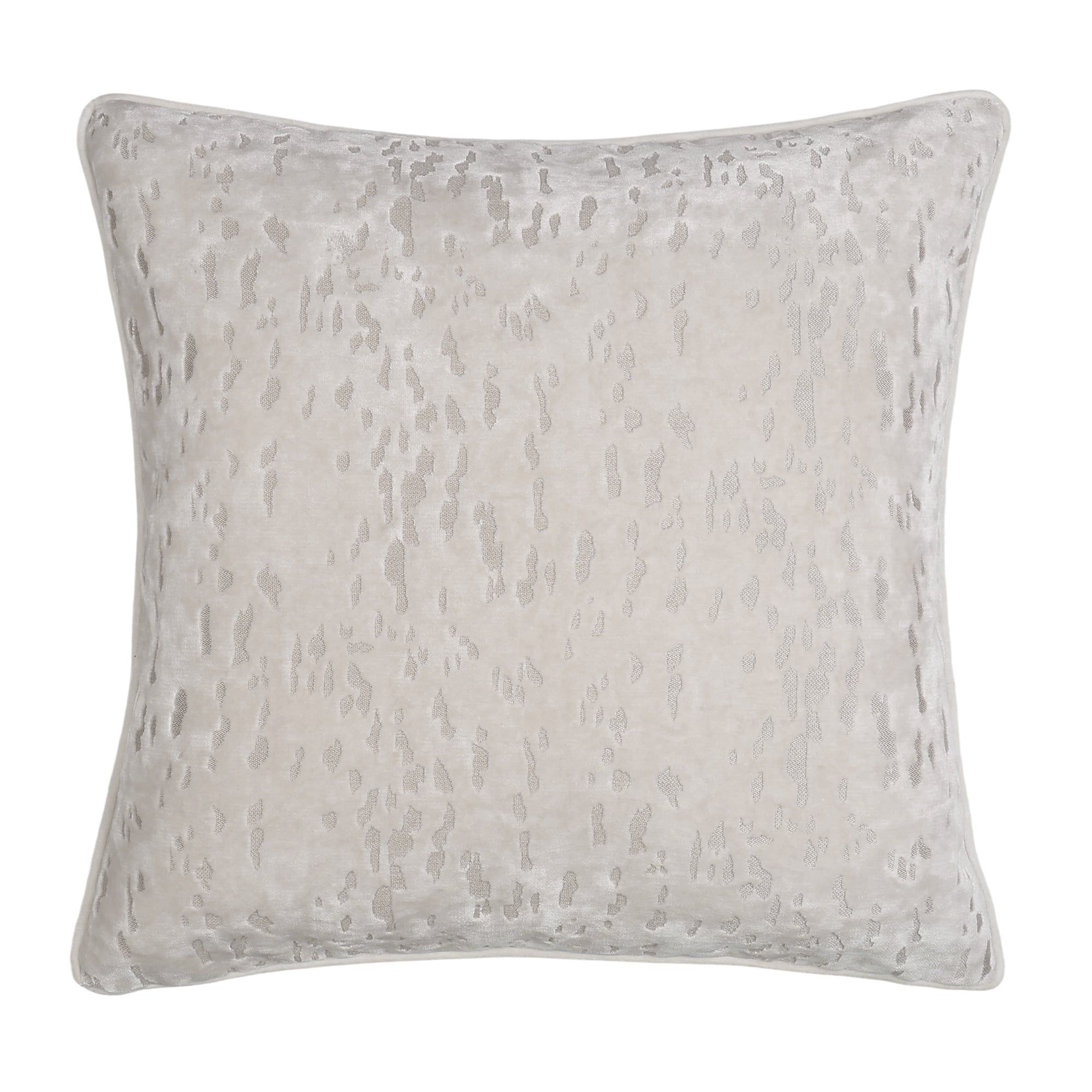 PM CUT VELVET SLASH IVORY 56 X 56