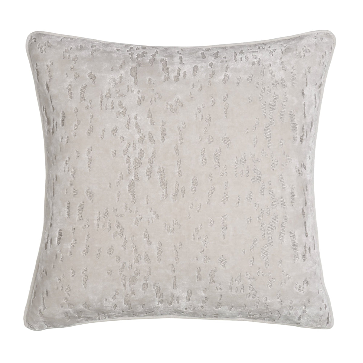 PM CUT VELVET SLASH IVORY 56 X 56