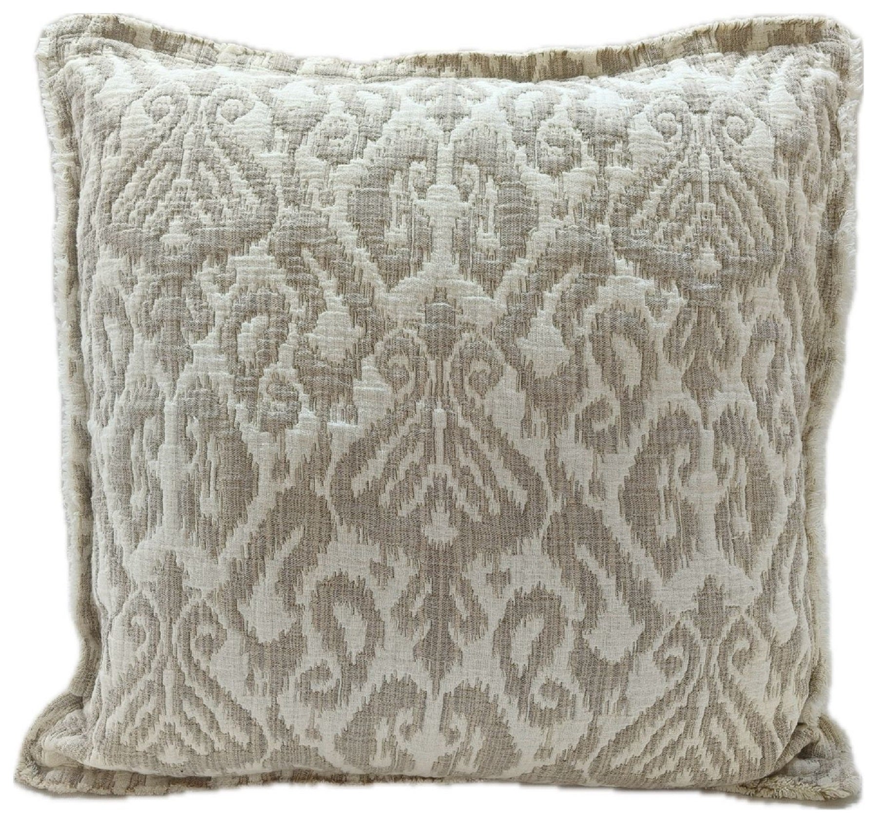 SOFT JAQUARD IKAT NATURAL50X50