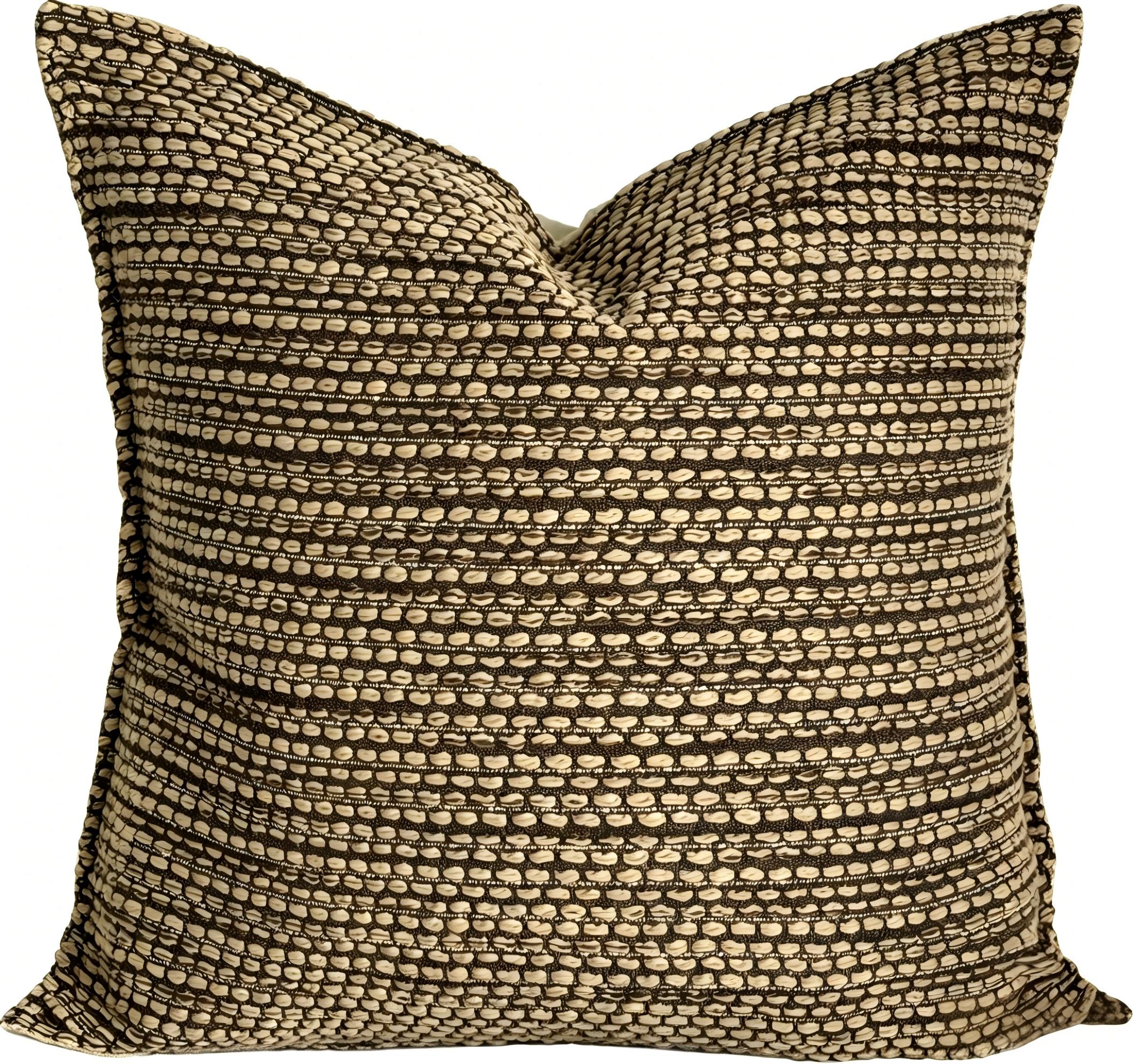TAUPE STRIPE WOVEN 50 X 50