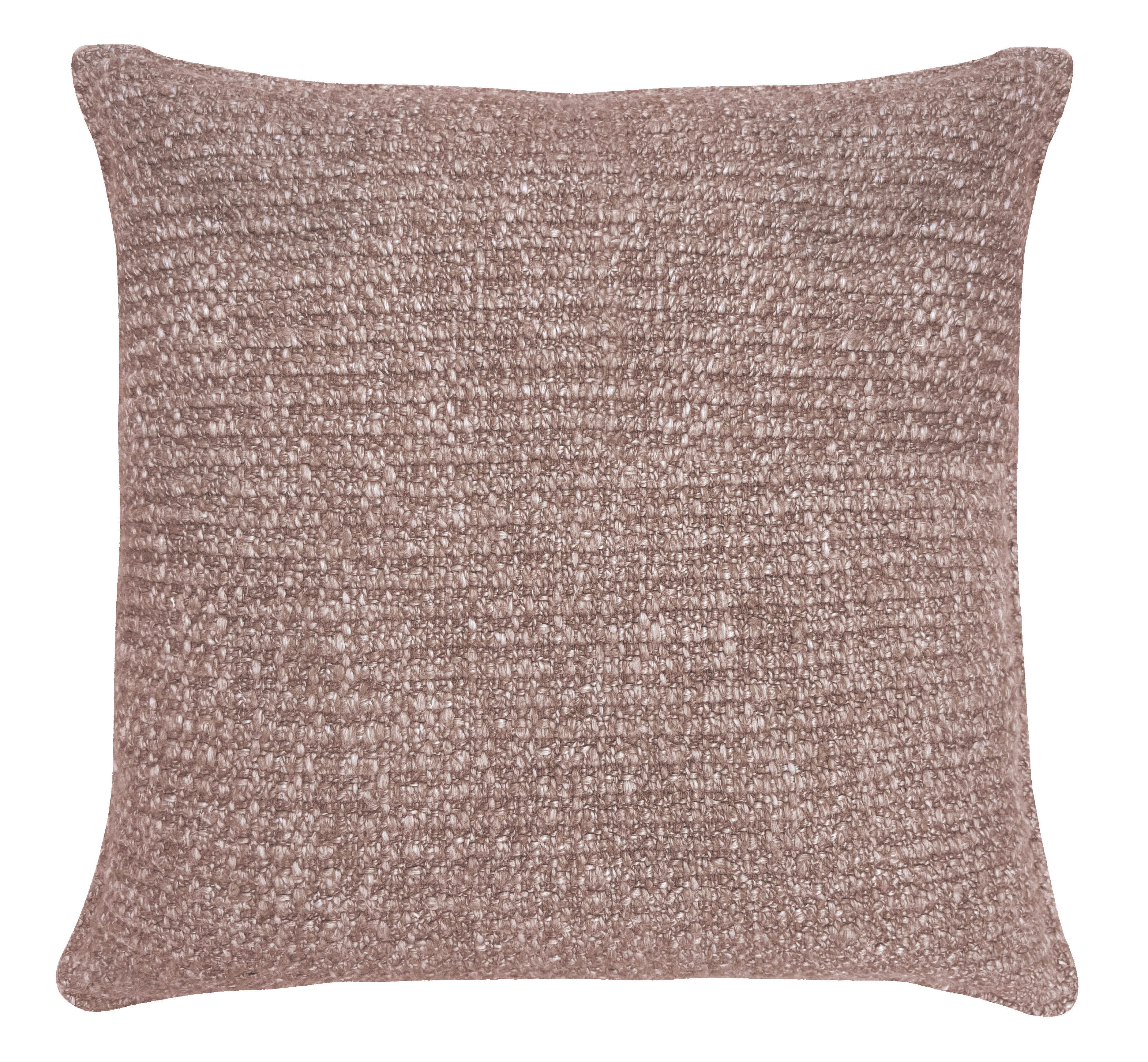 CHUNKY WASHED KNIT CHOC 50 X 50