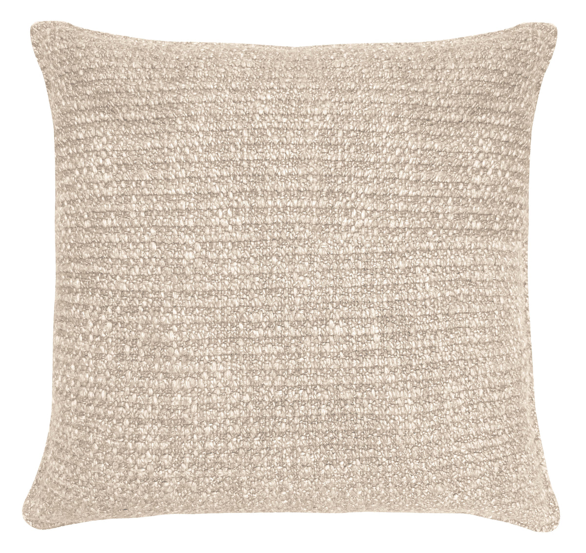 CHUNKY WASHED KNIT IVORY 50 X 50