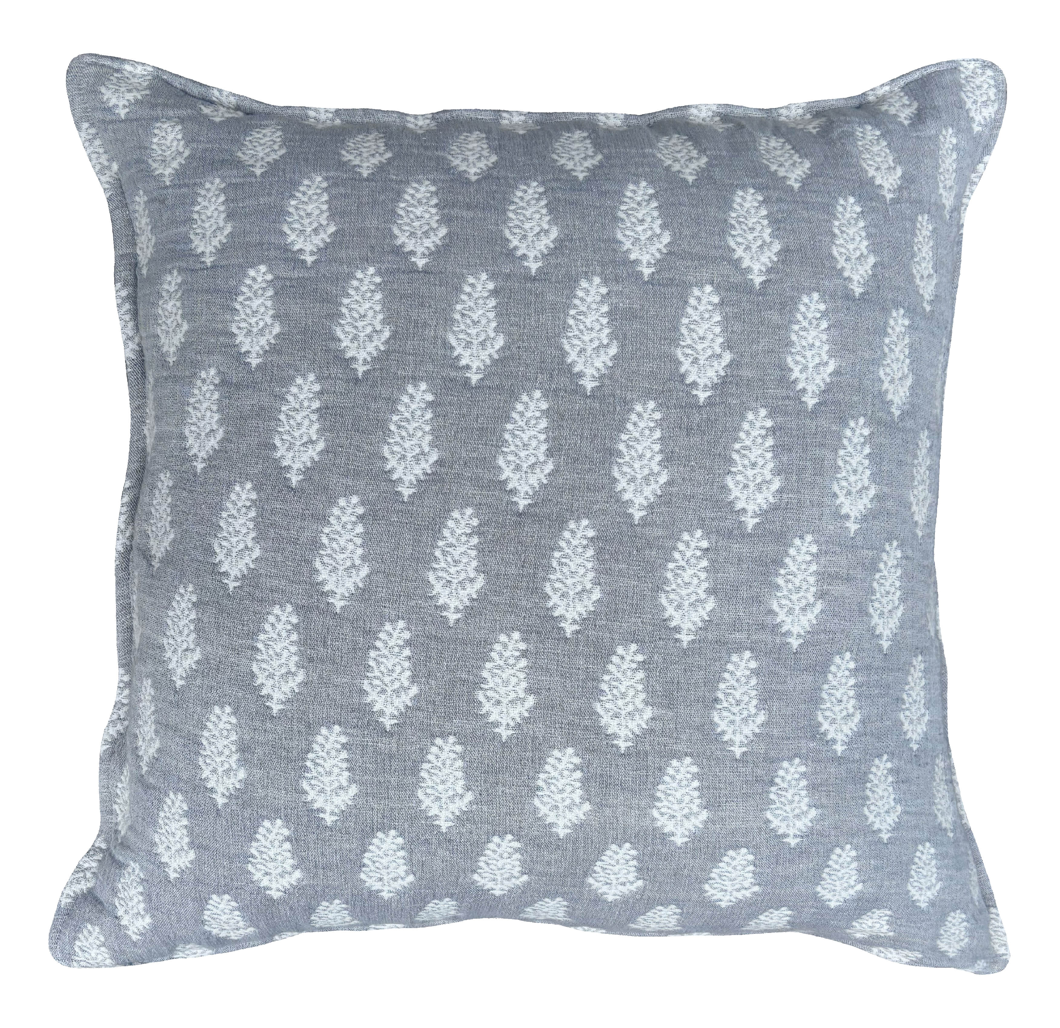 COTTON JAQ BHUTTI WASHED GREY 50 X 50