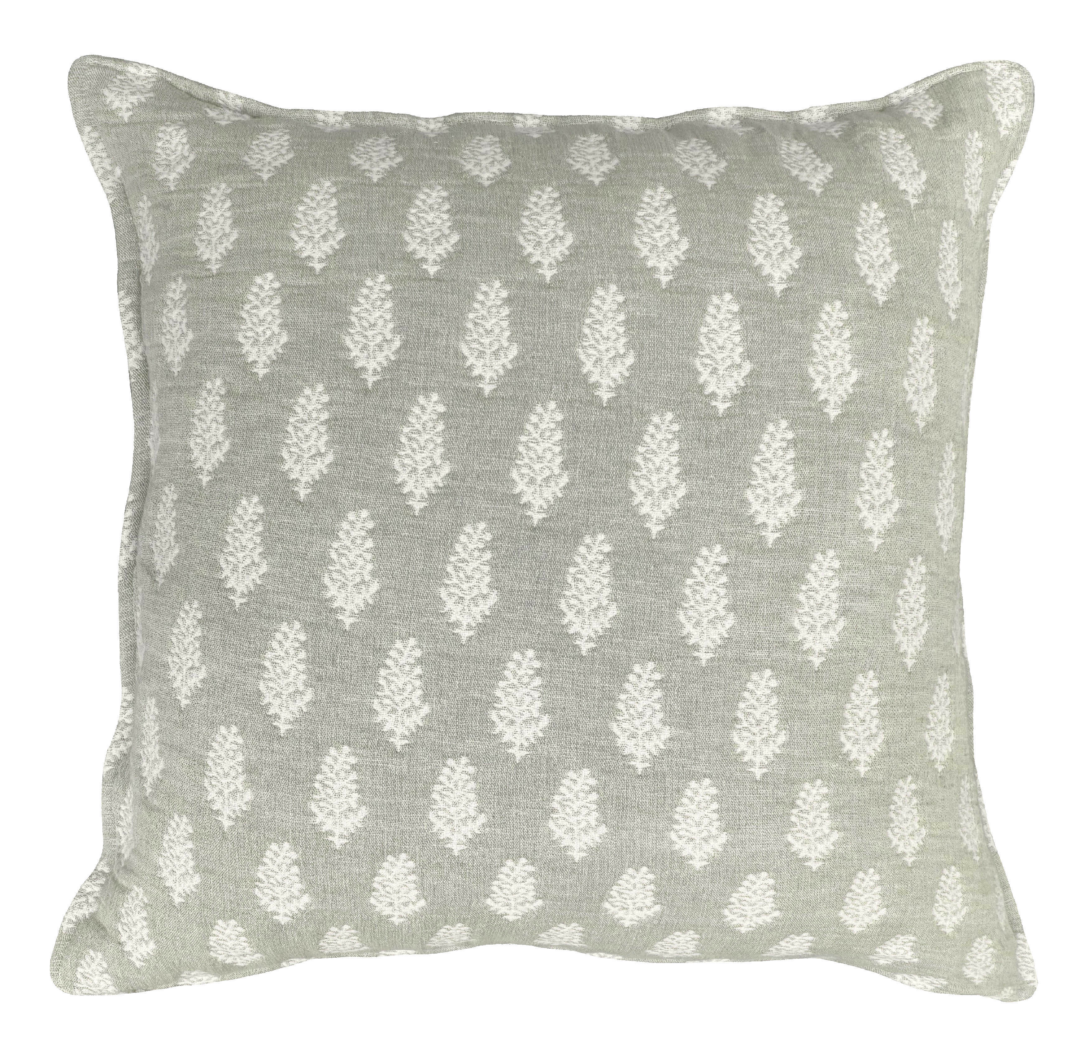 COTTON JAQ BHUTTI WASHED SAGE  50 X 50