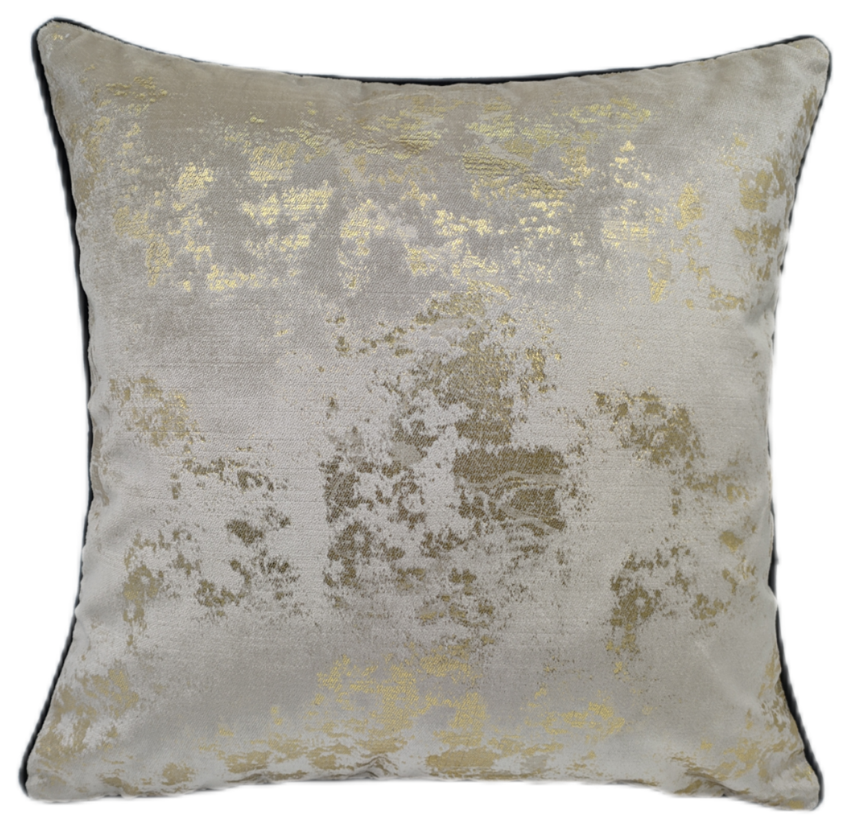 Malini Paul Moneypenny Spoiltrotton Gold Flecks On Natural Square Cushion 59x59