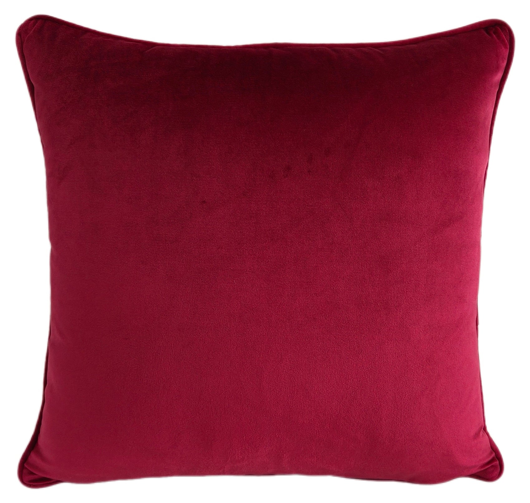 PM DBLE SIDED VELV TEAL/FUSCHIA PIPING FUSC 59X59