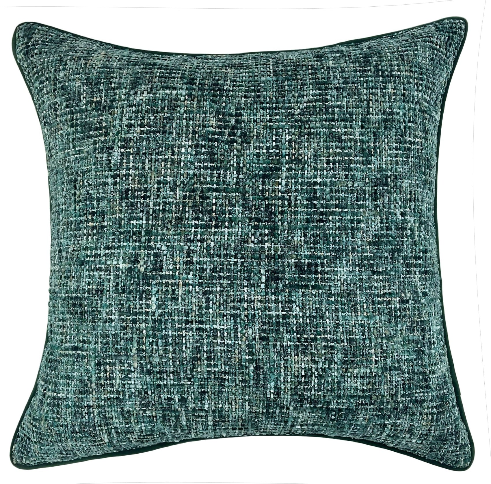 Malini Soft Textured Weave Cushion Teal Square Cushion 56x56