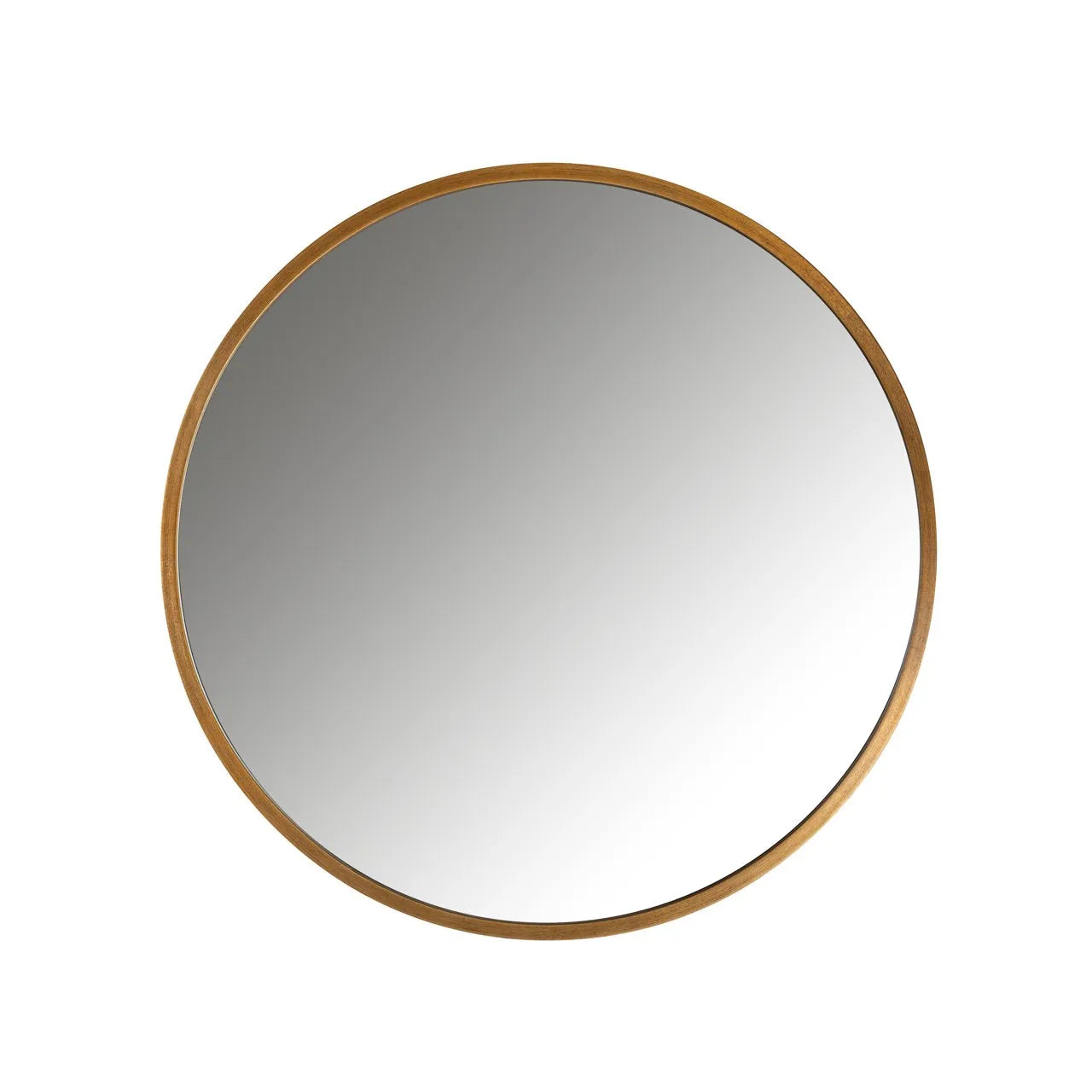 Richmond Interiors Maeron Gold Round Wall Mirror Small