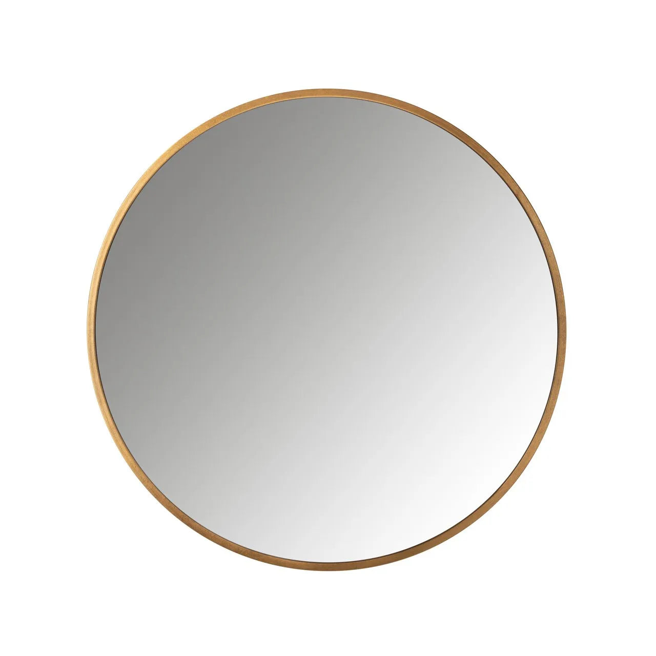 Richmond Interiors Maeron Gold Round Wall Mirror Medium