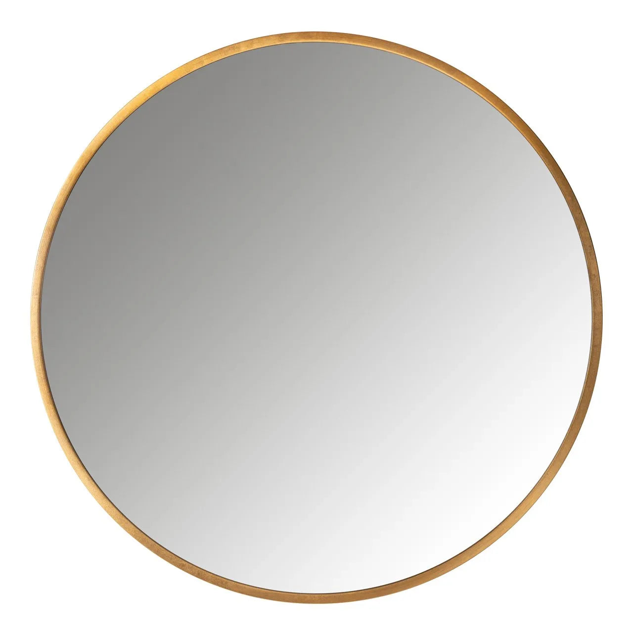 Richmond Interiors Maeron Gold Round Wall Mirror Large