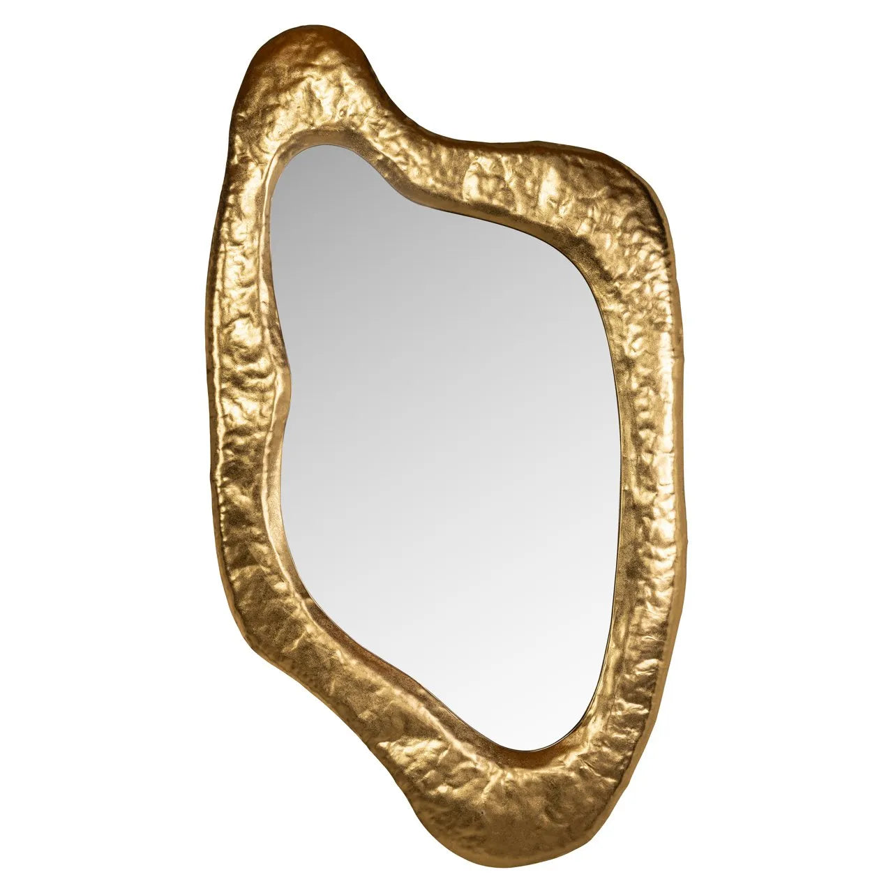Richmond Interiors Blinne Dripping Chunky Gold Wall Mirror