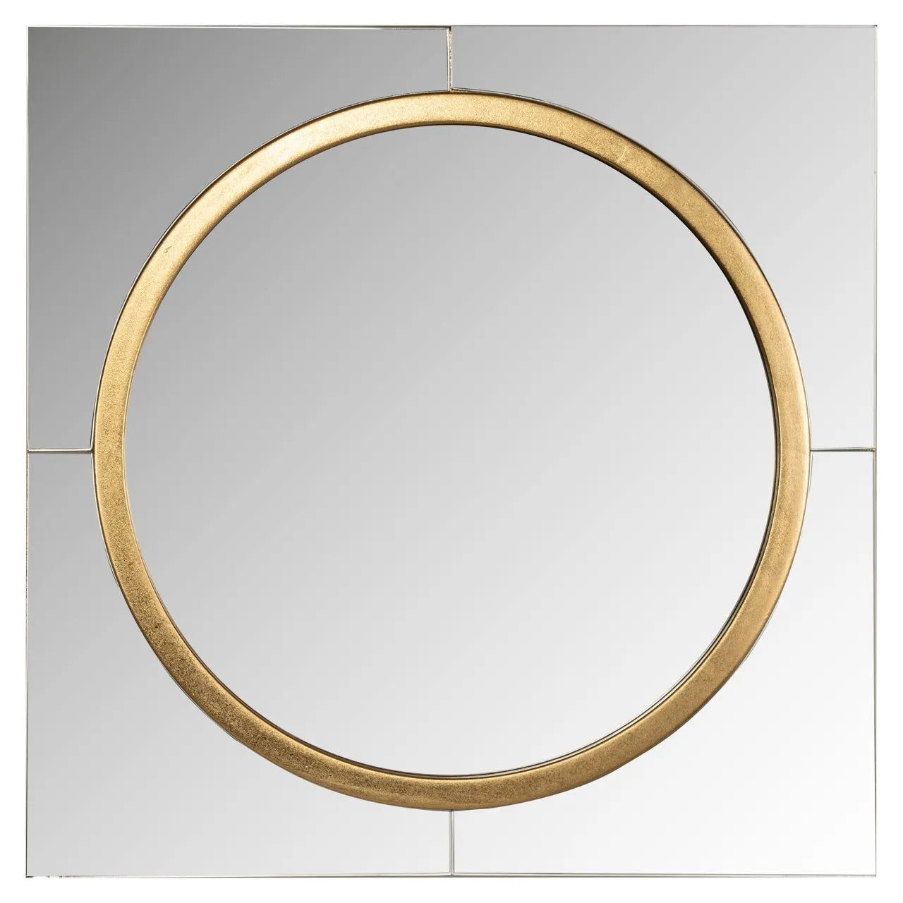 Richmond Interiors Briana Gold Ring Square Wall Mirror