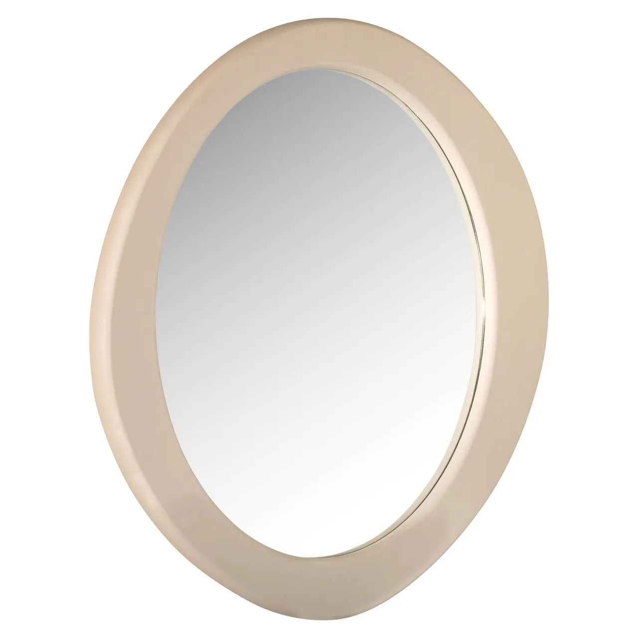 Richmond Interiors Clayton Beige Oval Wall Mirror