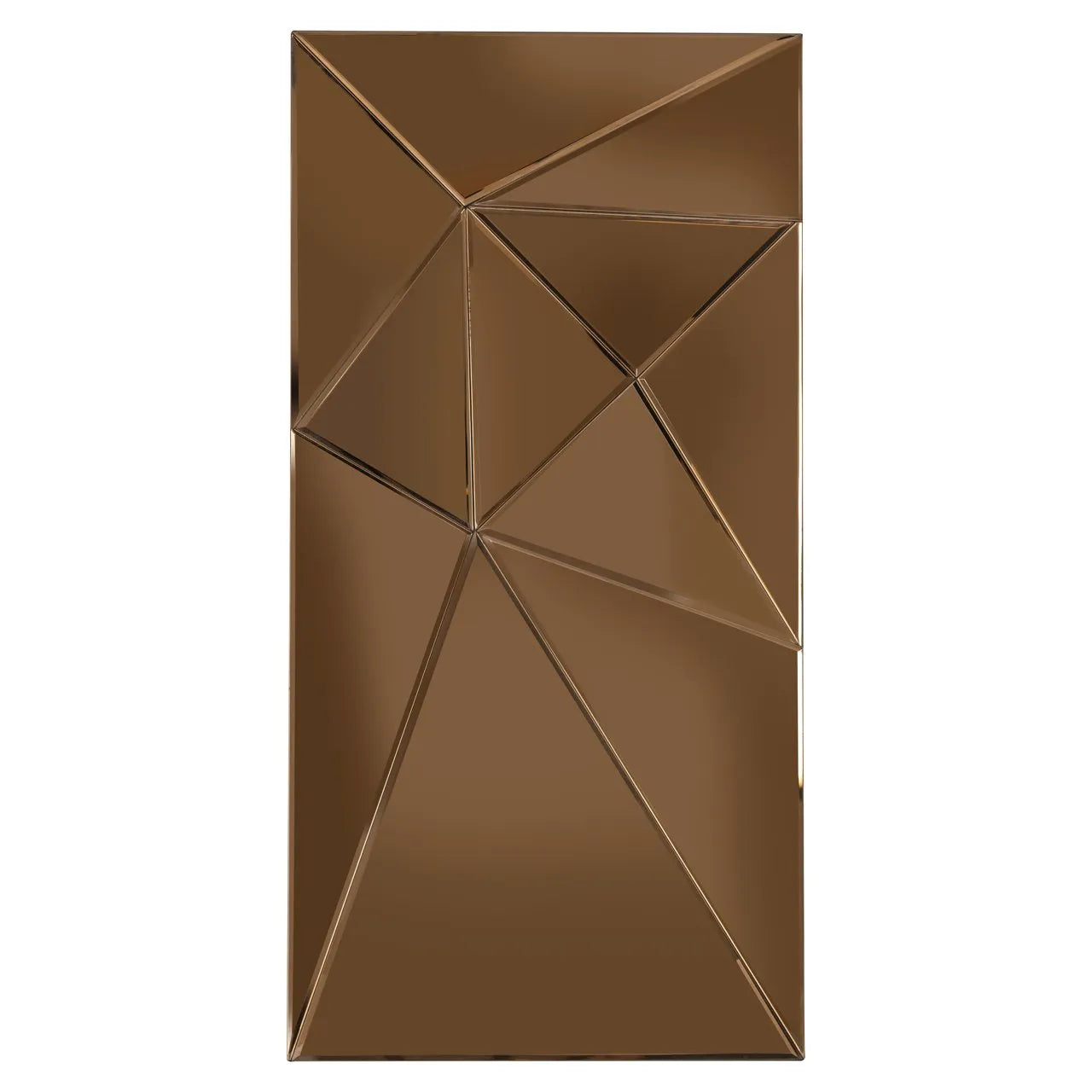 Richmond Interiors Jaloe Gold Geometric Rectangle Wall Art