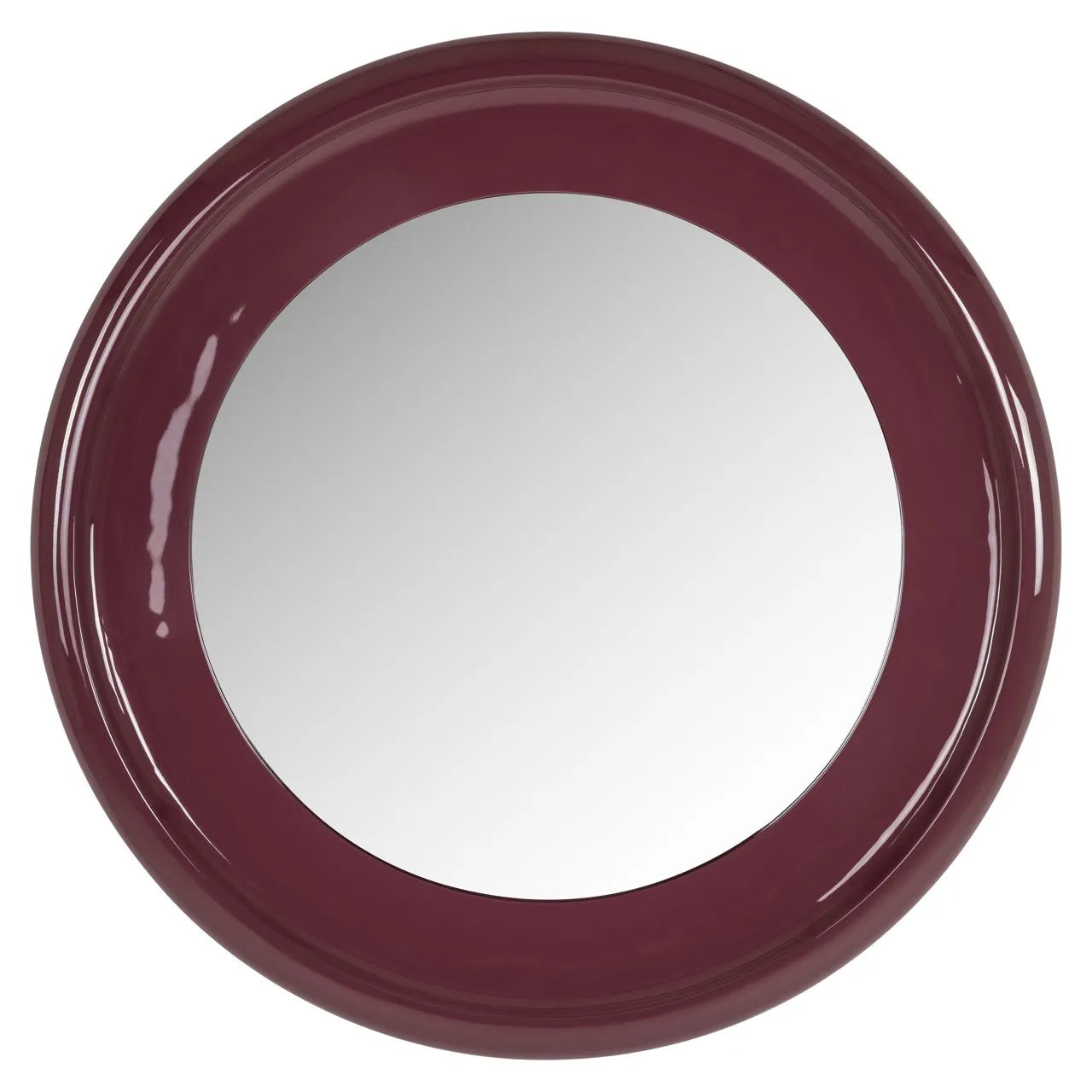 Richmond Interiors Eabel Red Round Wall Mirror