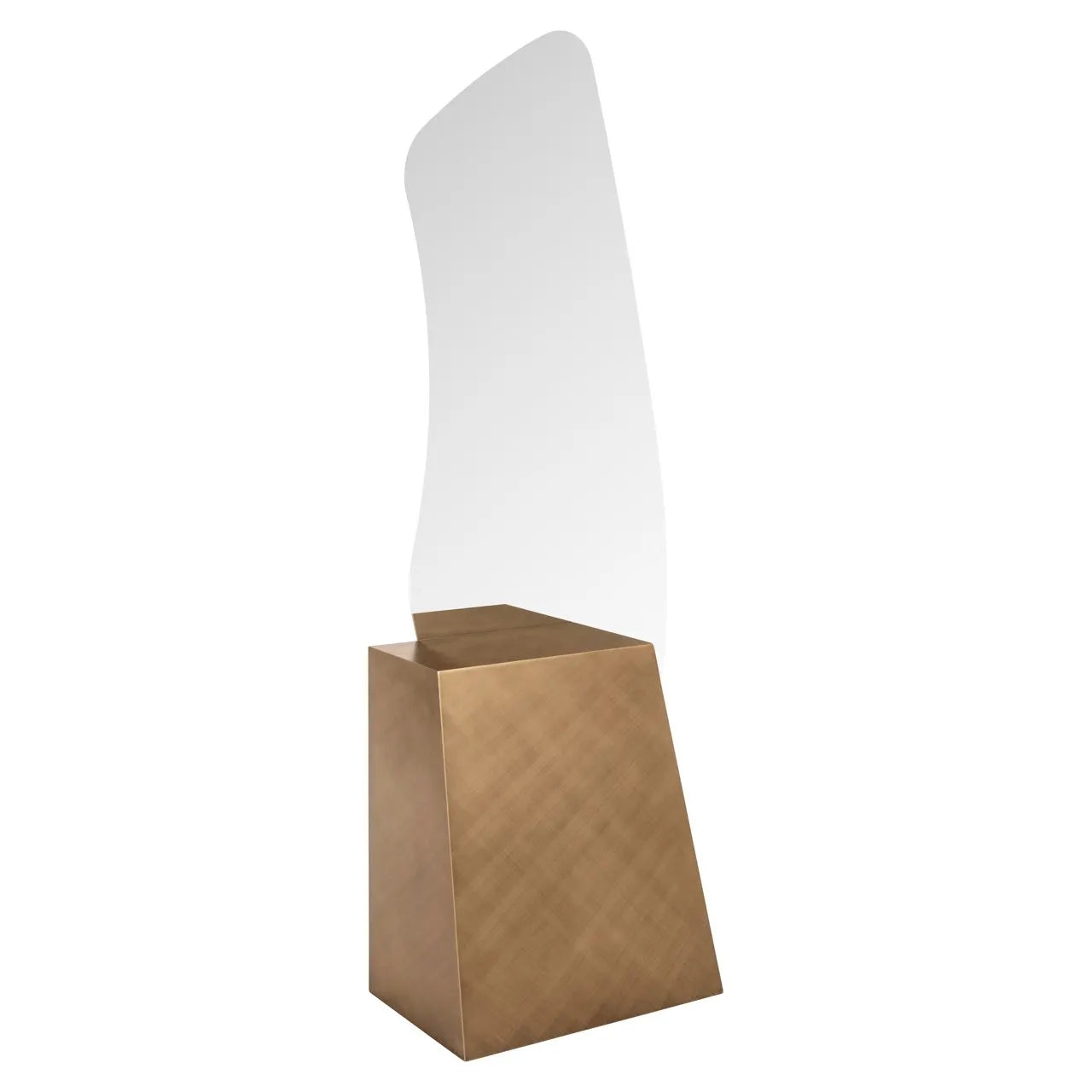 Richmond Interiors Mayla Brushed Gold Mirror