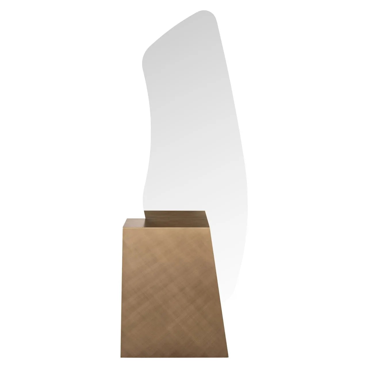 Richmond Interiors Mayla Brushed Gold Mirror