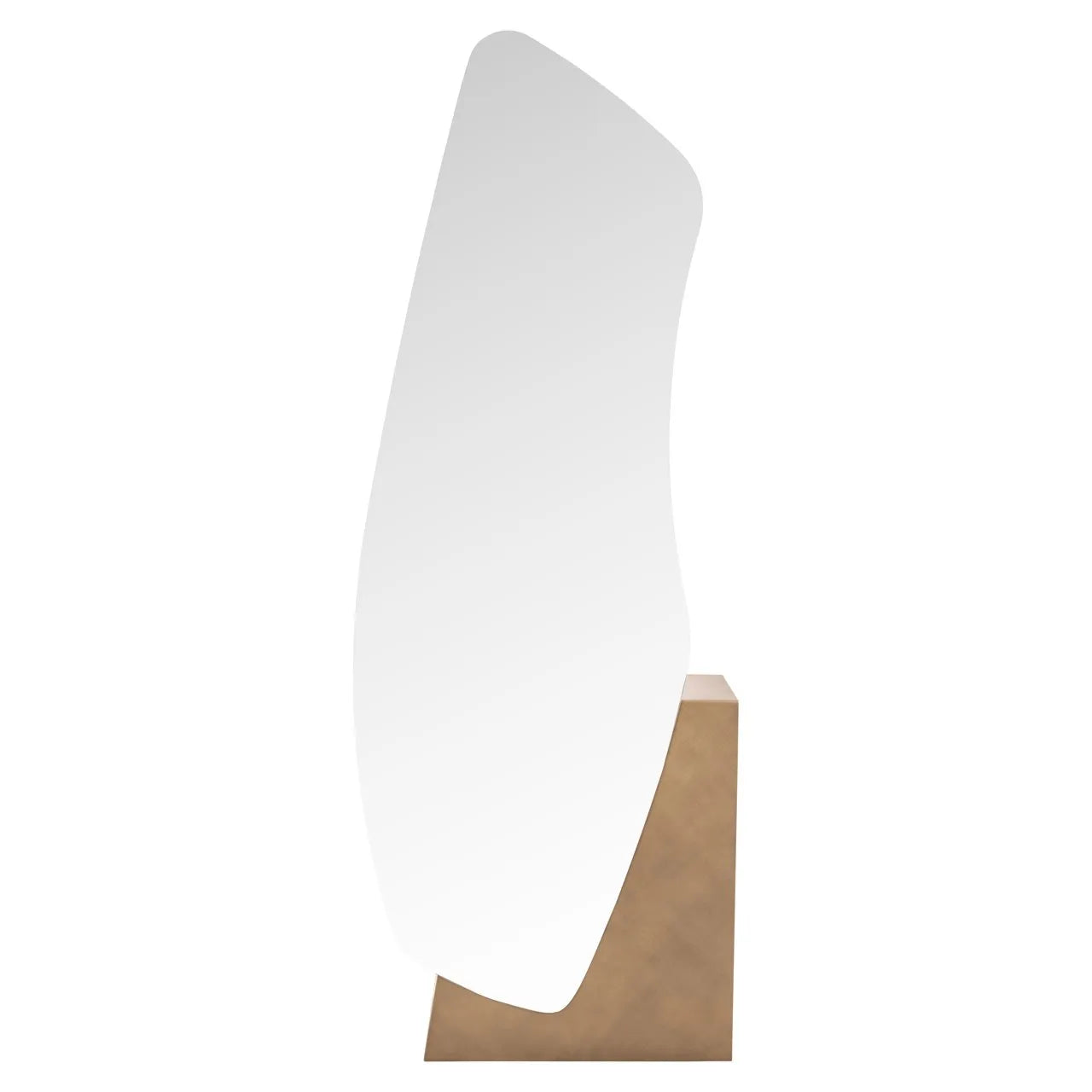 Richmond Interiors Mayla Brushed Gold Mirror