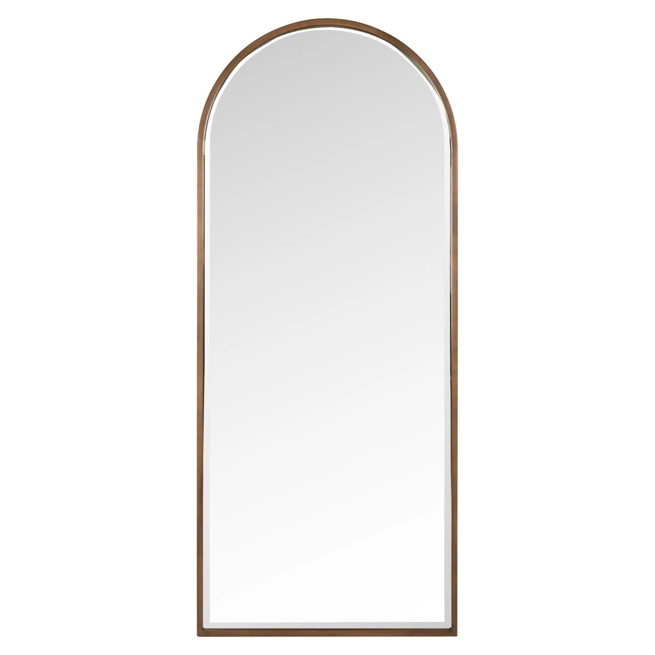 Richmond Interiors Maylinn Brushed Gold Arched Leaner Mirror