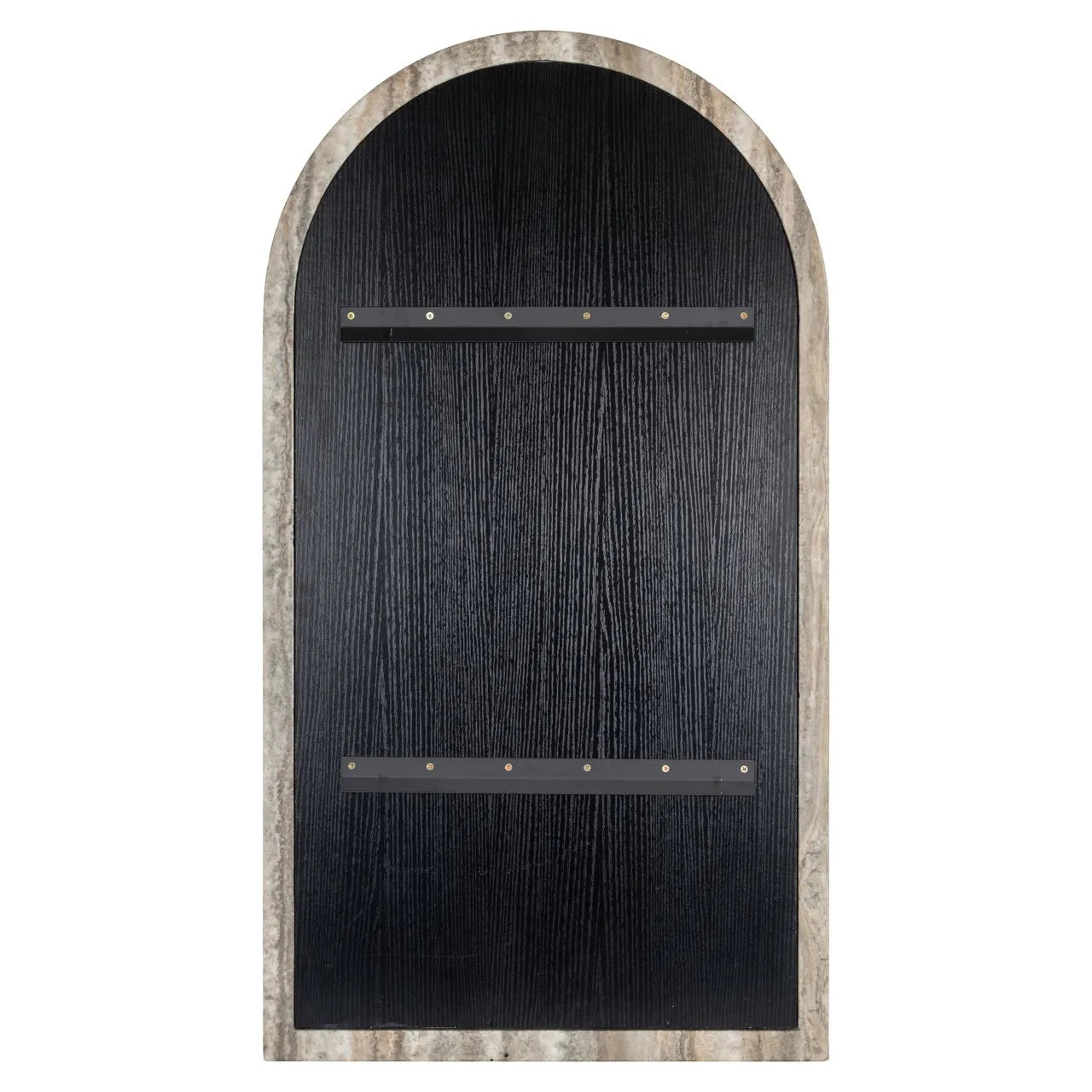 Richmond Interiors Calvo Grey Travertine Full Length Leaner Mirror