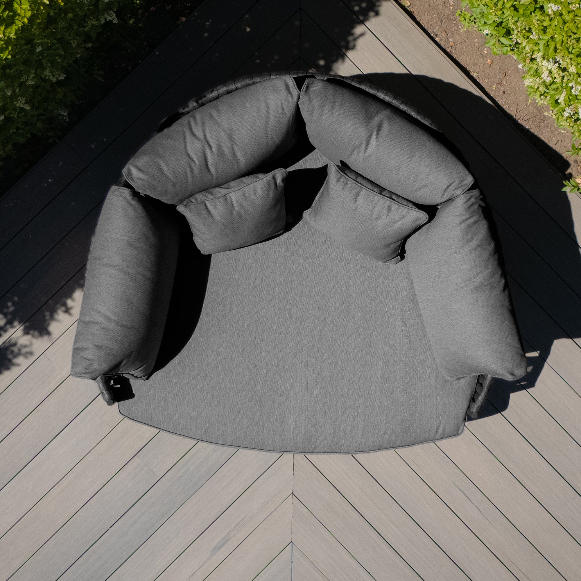 Milan Charcoal Outdoor Daybed