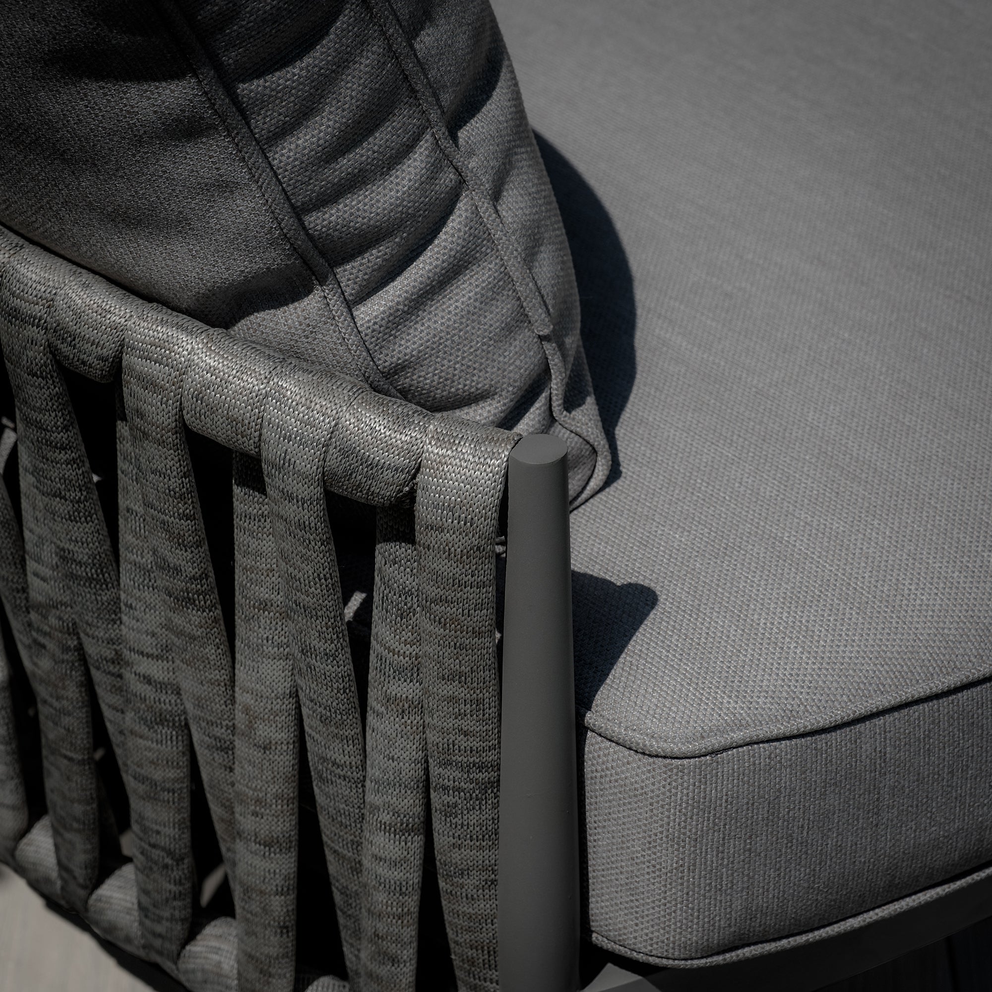 Milan Charcoal Outdoor Daybed