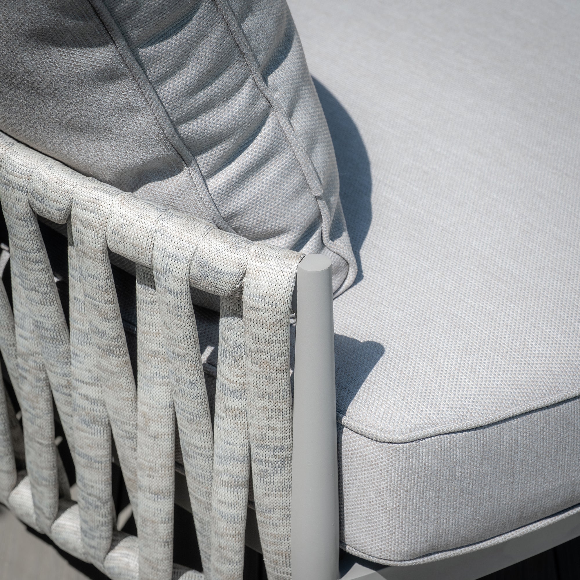 Milan Grey Cool Linen Daybed