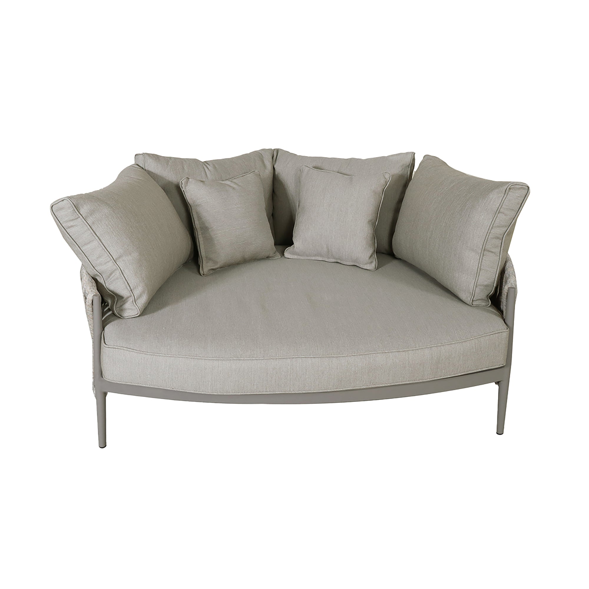 Milan Grey Cool Linen Daybed