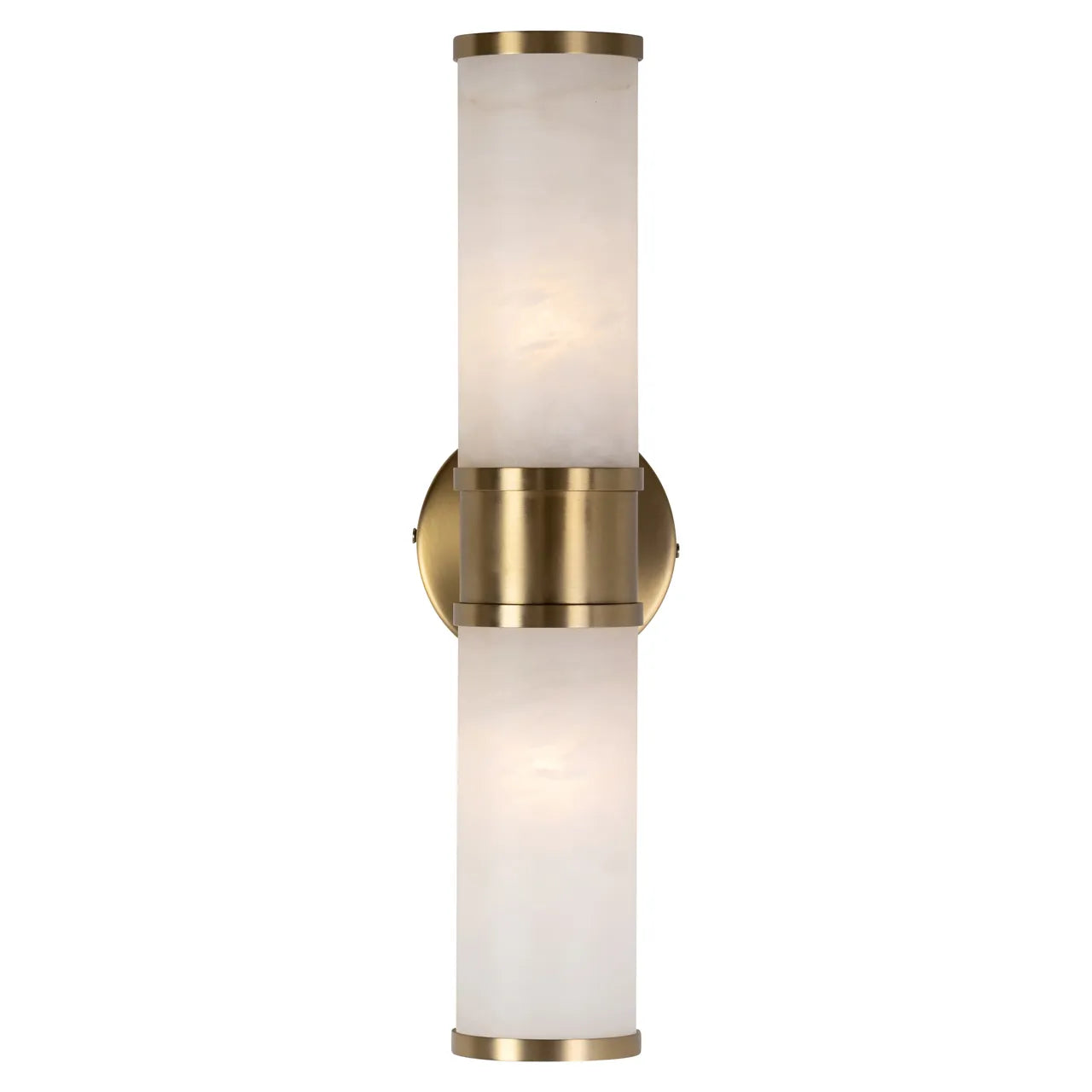 Richmond Interiors Charlize Frosted Glass & Gold Wall Light