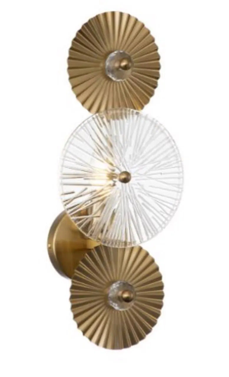 Richmond Interiors Aidan Wall Light (Brushed Gold)