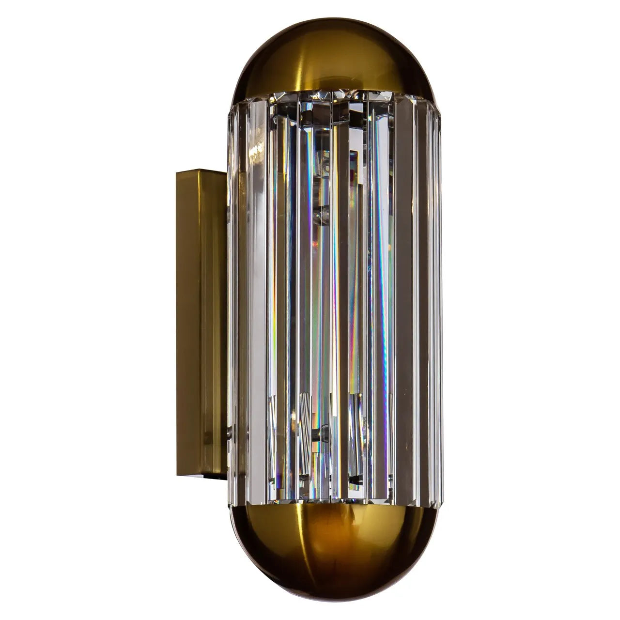 Richmond Interiors Anja Bronze & Glass Capsule Wall Light
