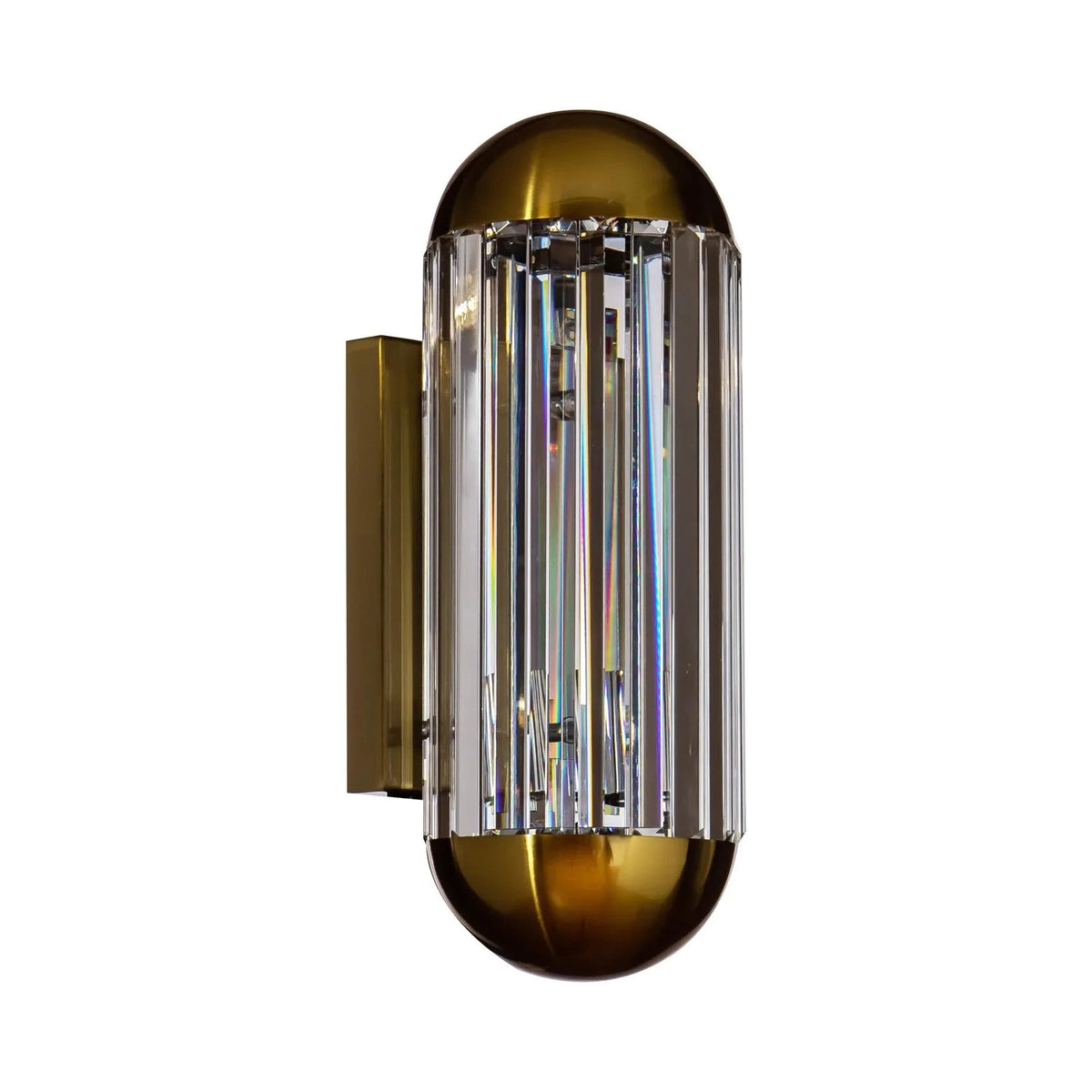 Richmond Interiors Anja Bronze & Glass Capsule Wall Light