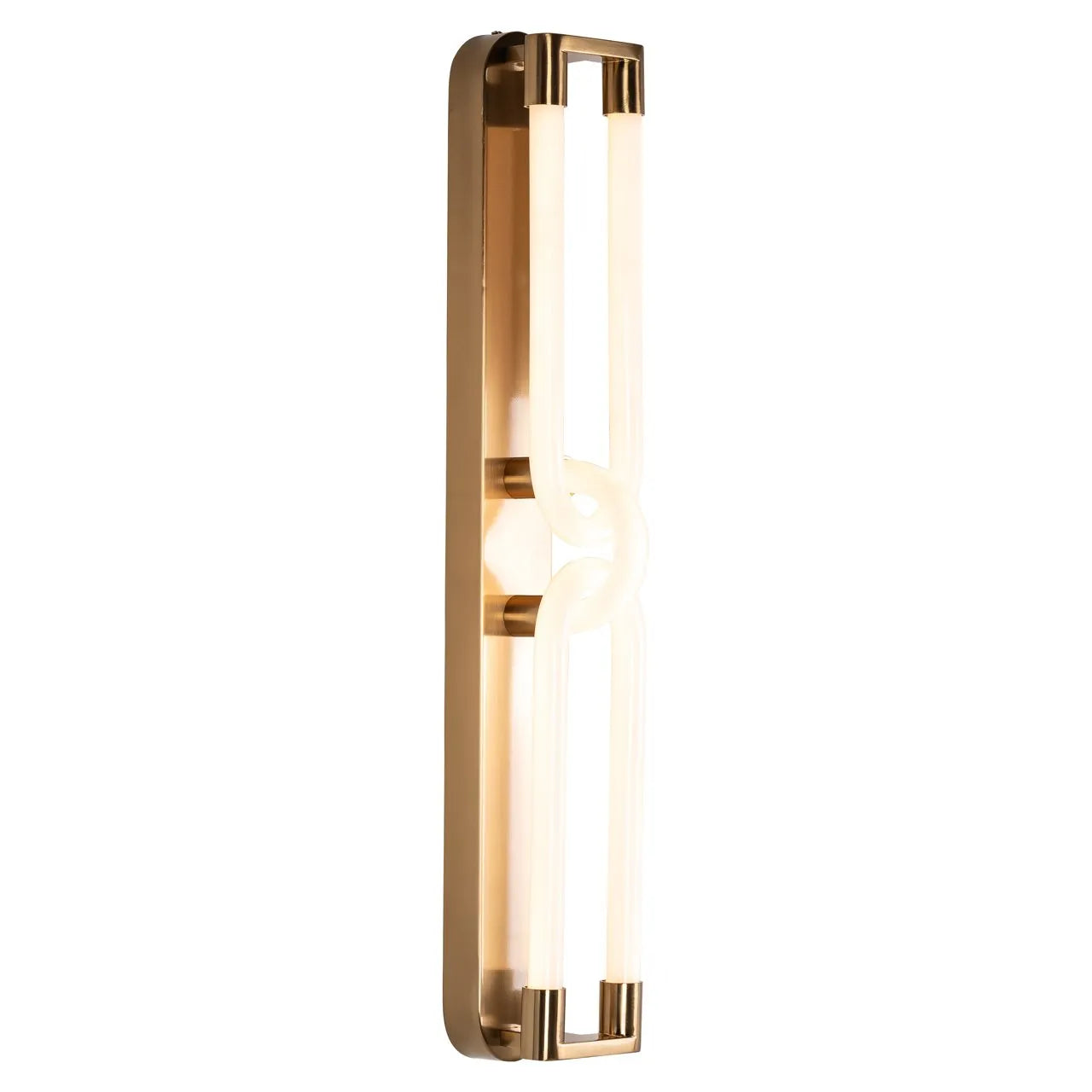 Richmond Interiors Lysa Brushed Gold Led Wall Light