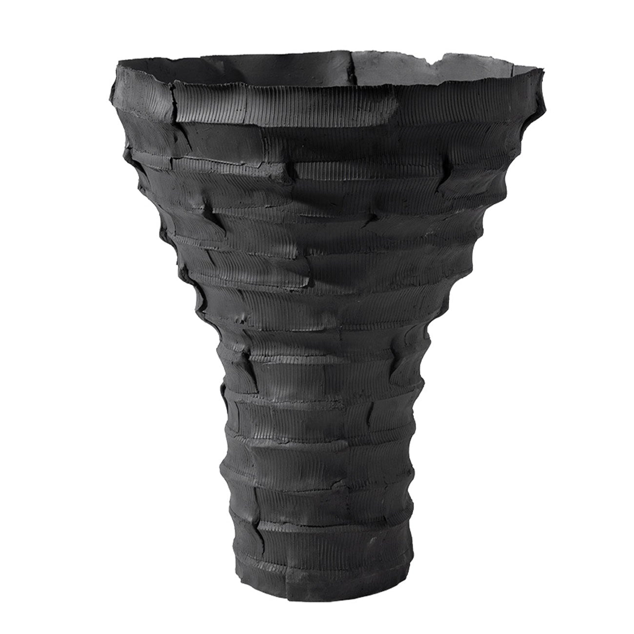 Dione Black Ceramic Vase