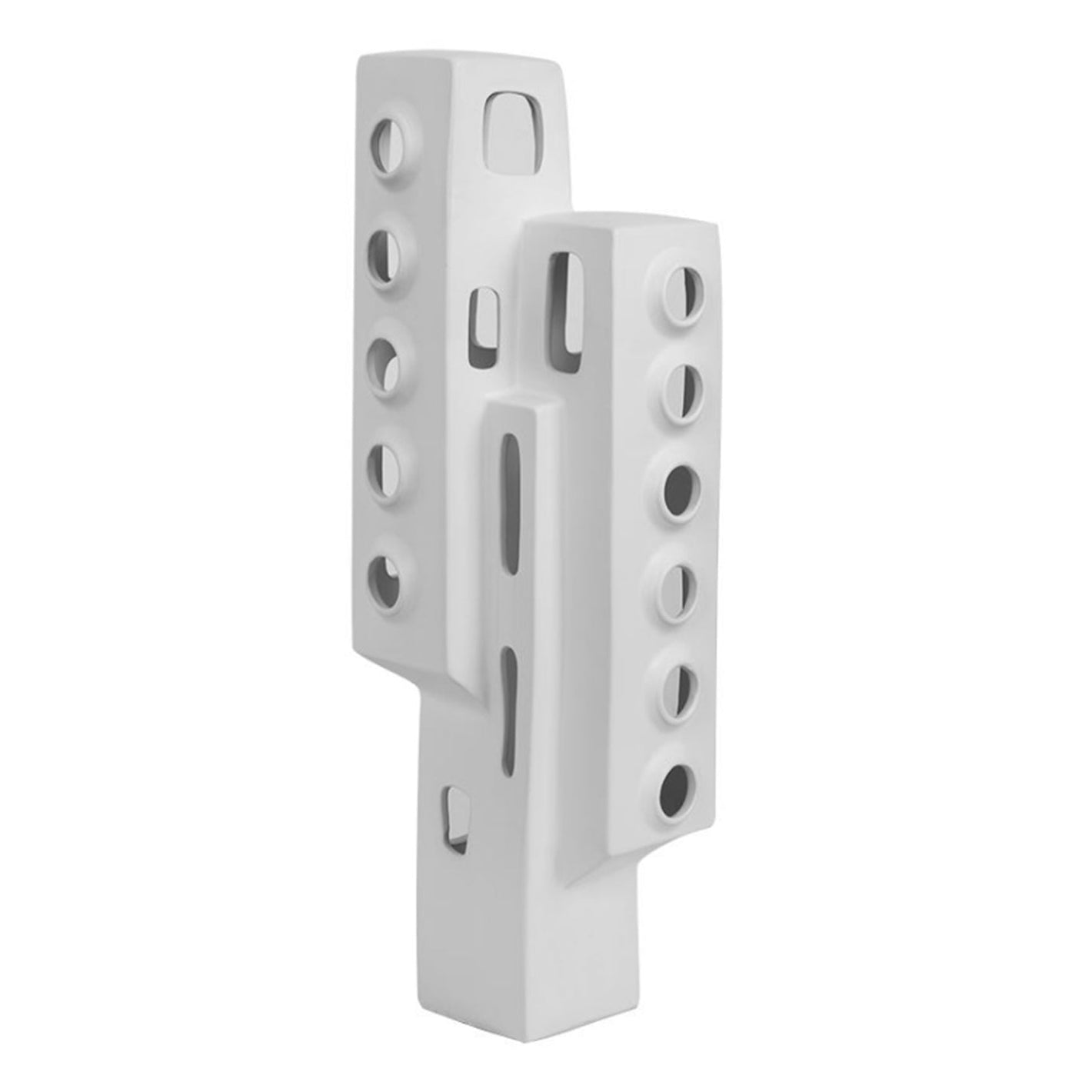 Elm I White Ceramic Sculpture