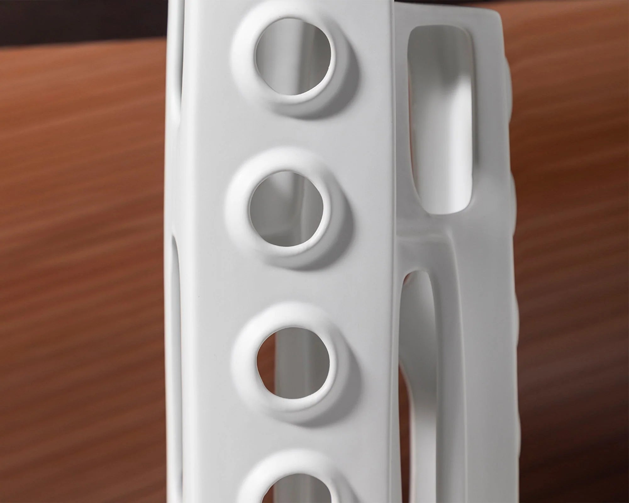 Elm I White Textured Ceramic Sculpture