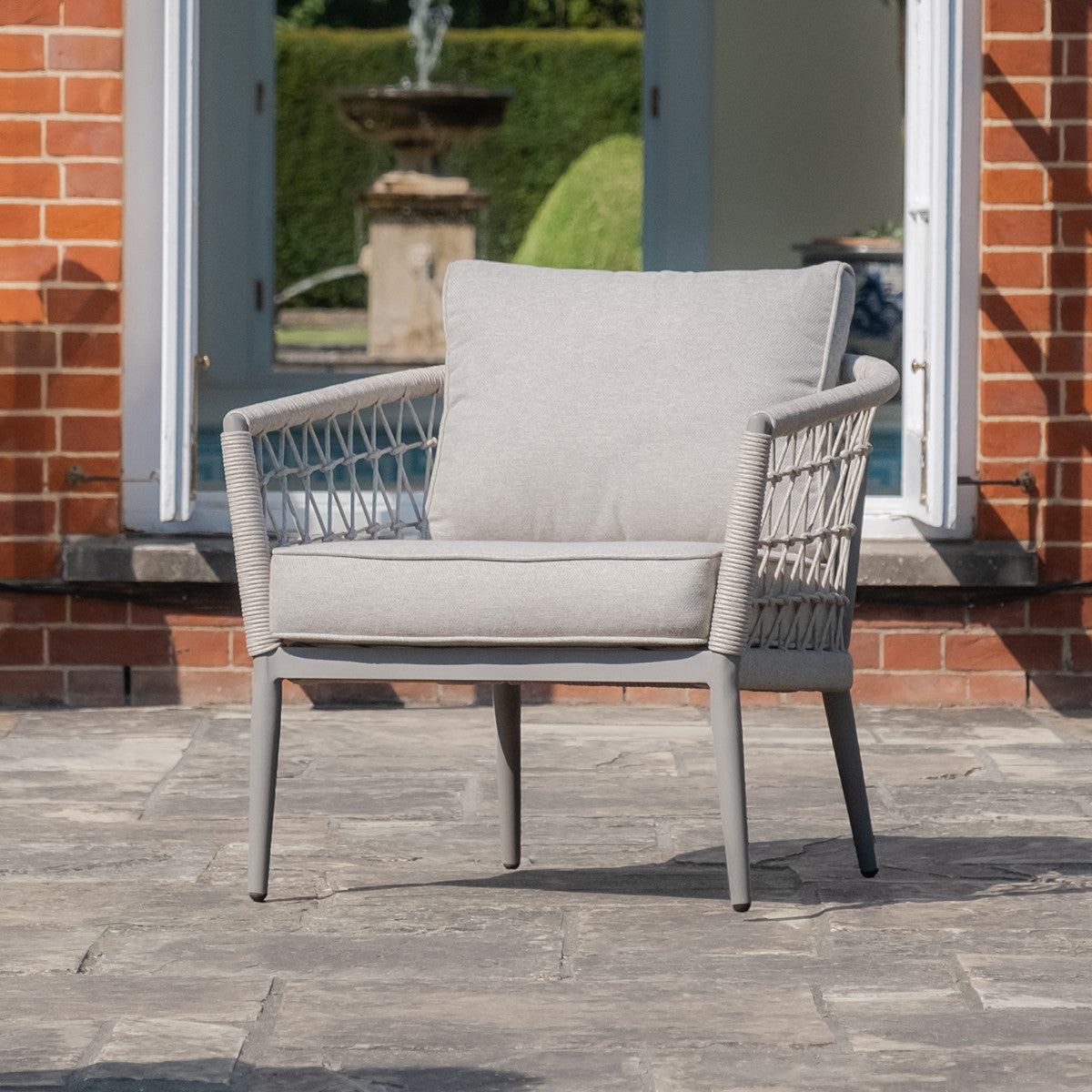 Monaco Lounge Chair - Cool Linen