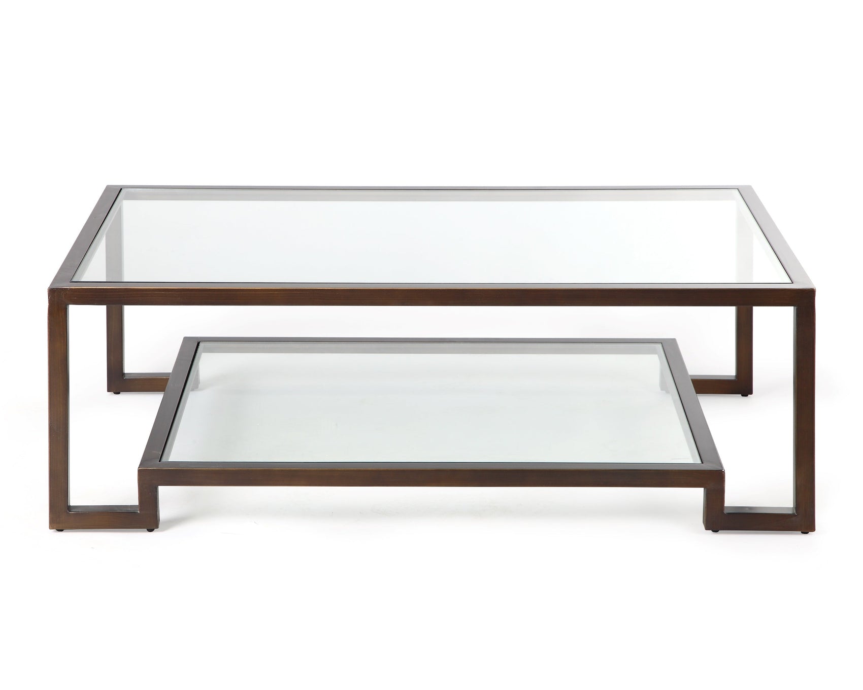 Ming Antique Bronze Rectangular Coffee Table