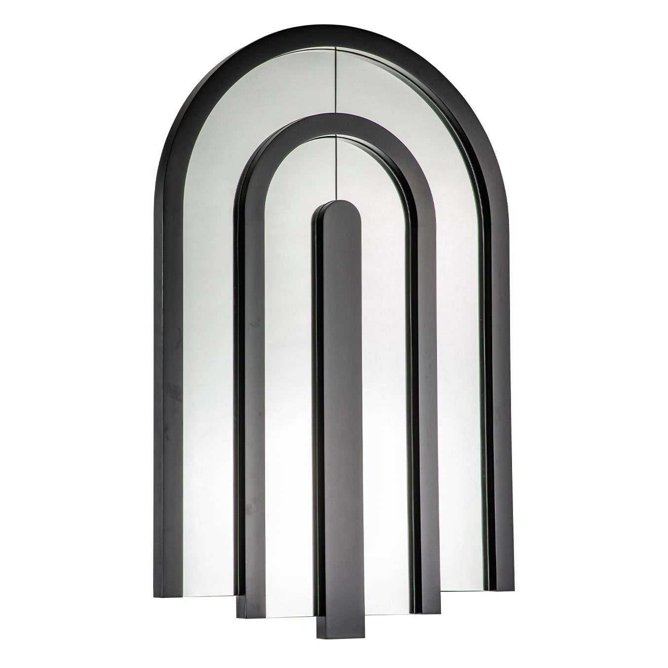 Cobra Matt Black Wood Mirror